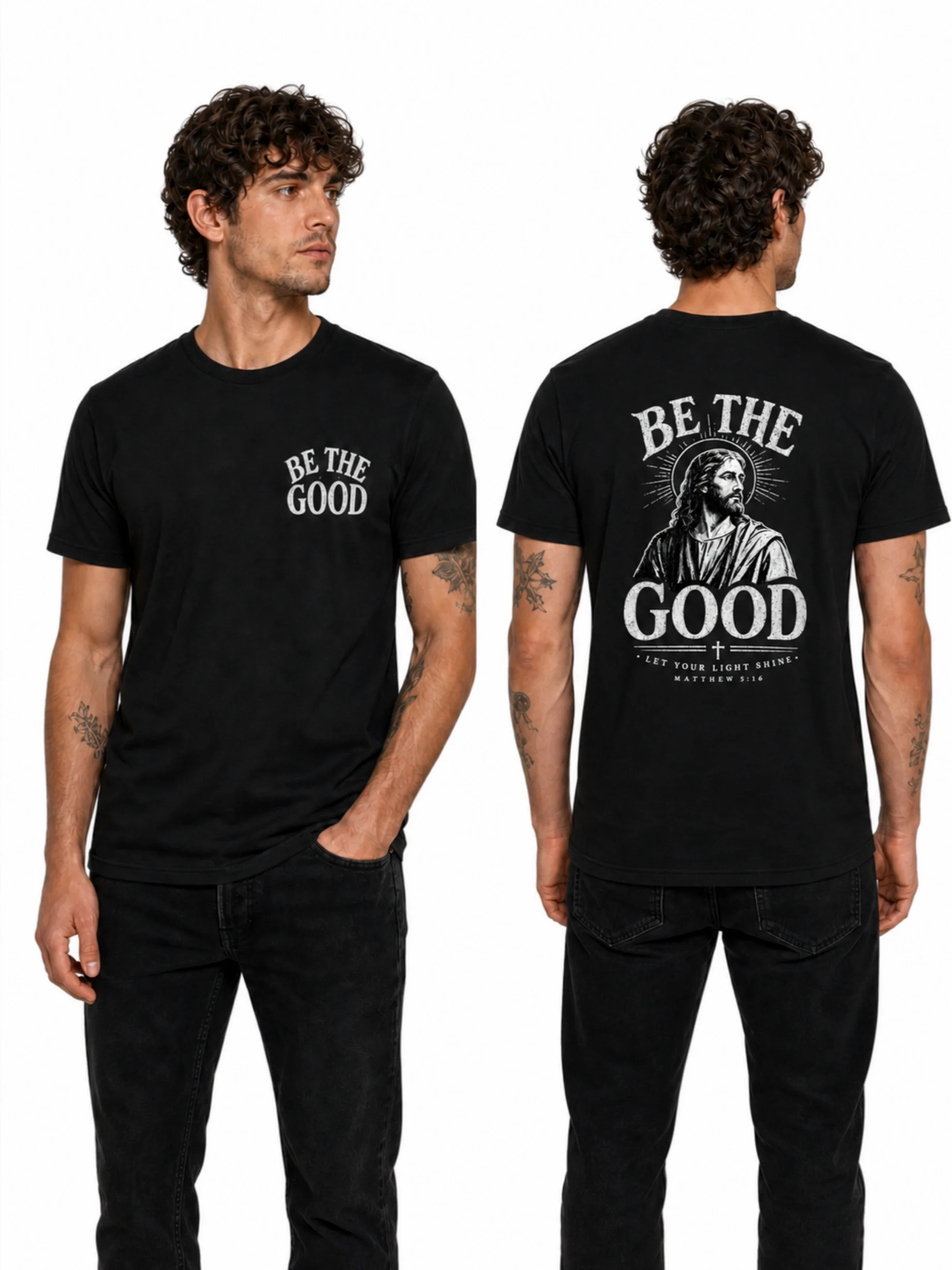 Be the Good – Jesus Graphic T-Shirt - Adult product image (3)