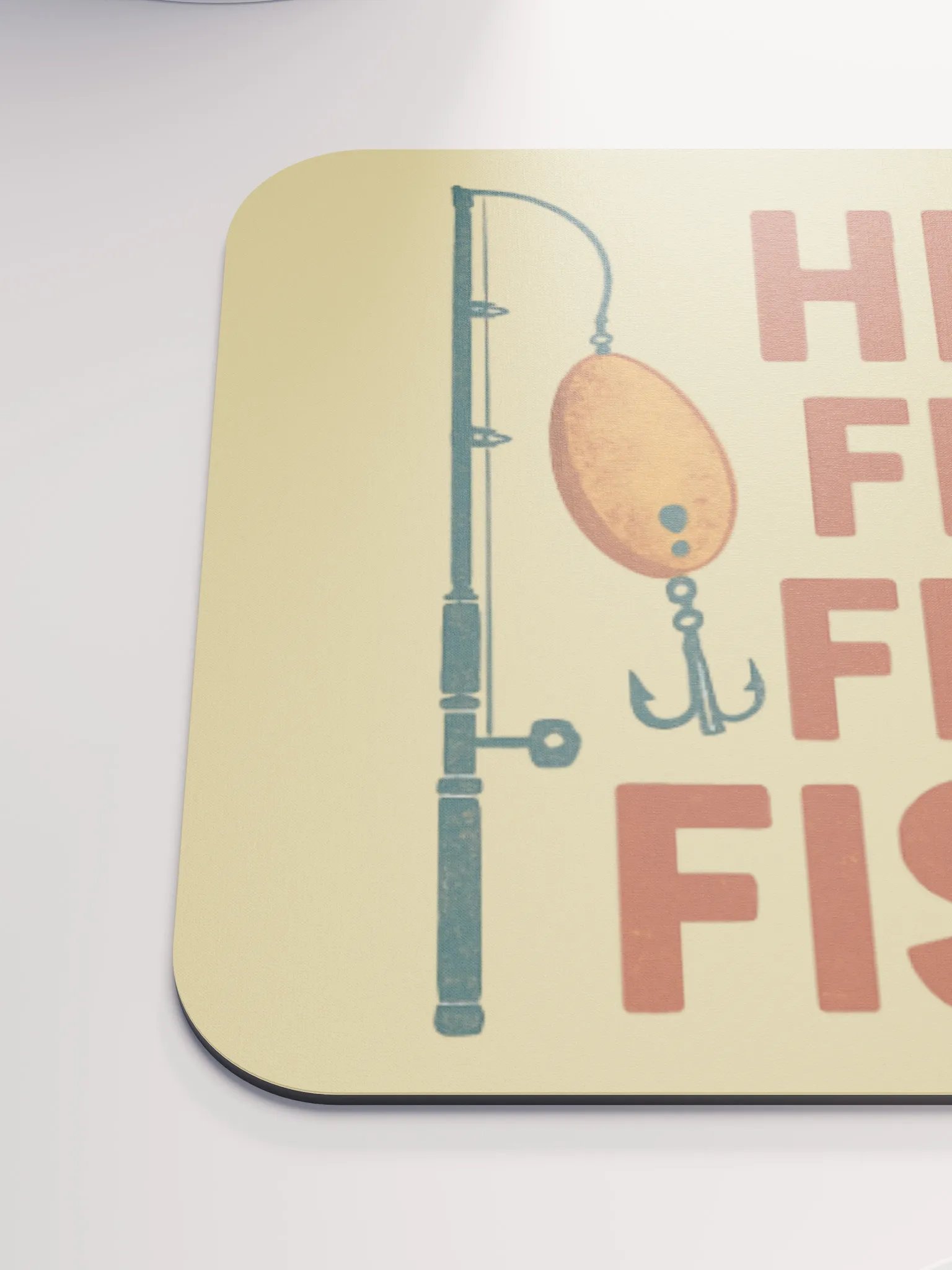 Here Fishy Fishy Fishy Mouse Pad – Vintage Fishing Humor product image (6)
