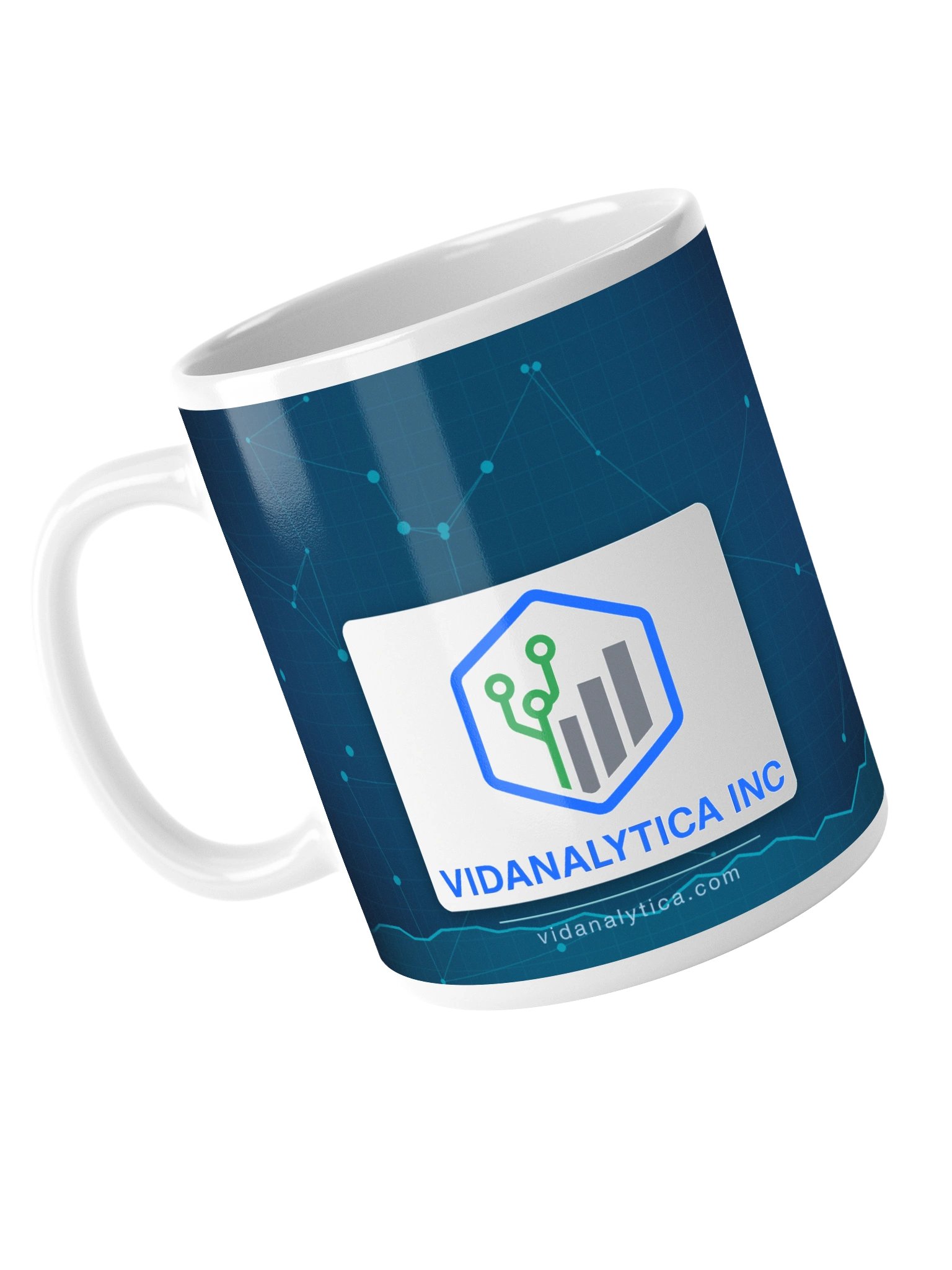 VIDANALYTICA INC Mug - Navy product image (14)