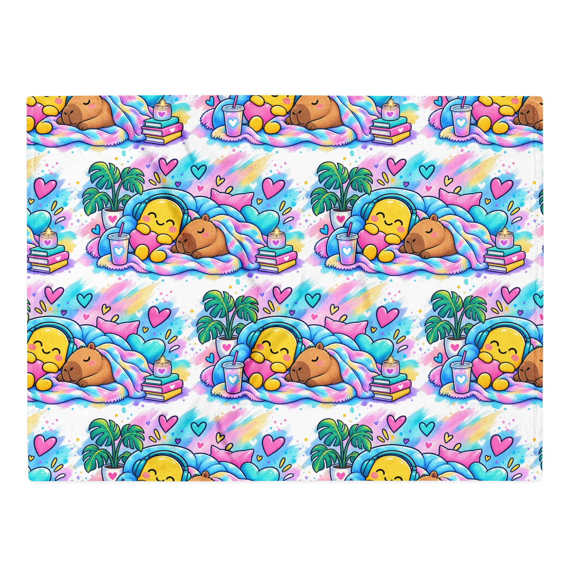 Chill Countdown Timers Cozy Vibes Blanket | Smilo & Capybara product image (3)