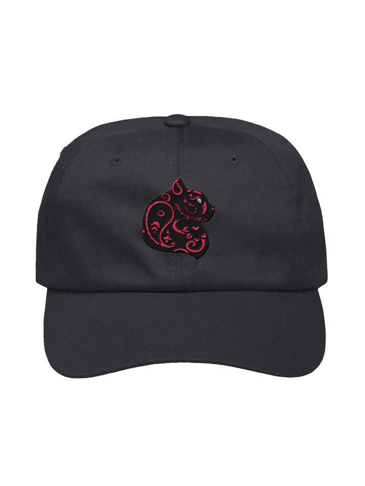 Black Pink Cat Spirit Dad Hat product image (1)