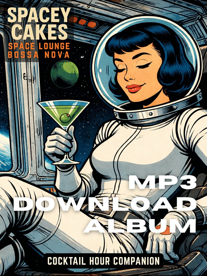Spacey Cakes - Space Lounge Bossa Nova Digital Album product image (1)