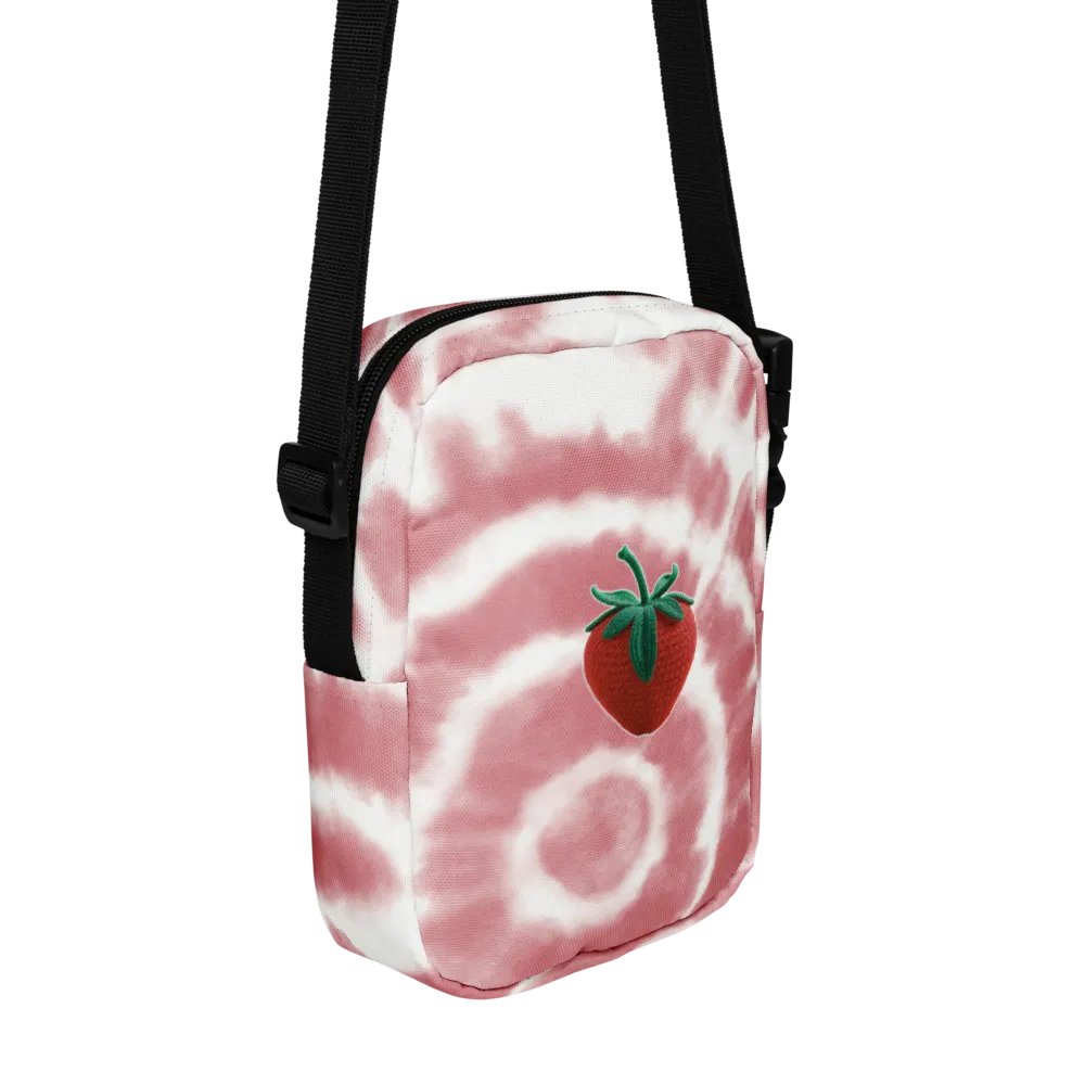 CozyAvocado Red Texture Utility Crossbody Bag Strawberry #1 product image (2)