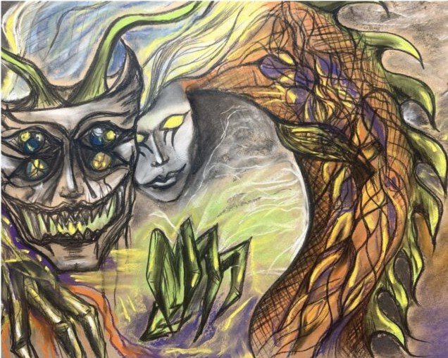 The Dragon Phantom Ghost Print by MayneArt product image (1)