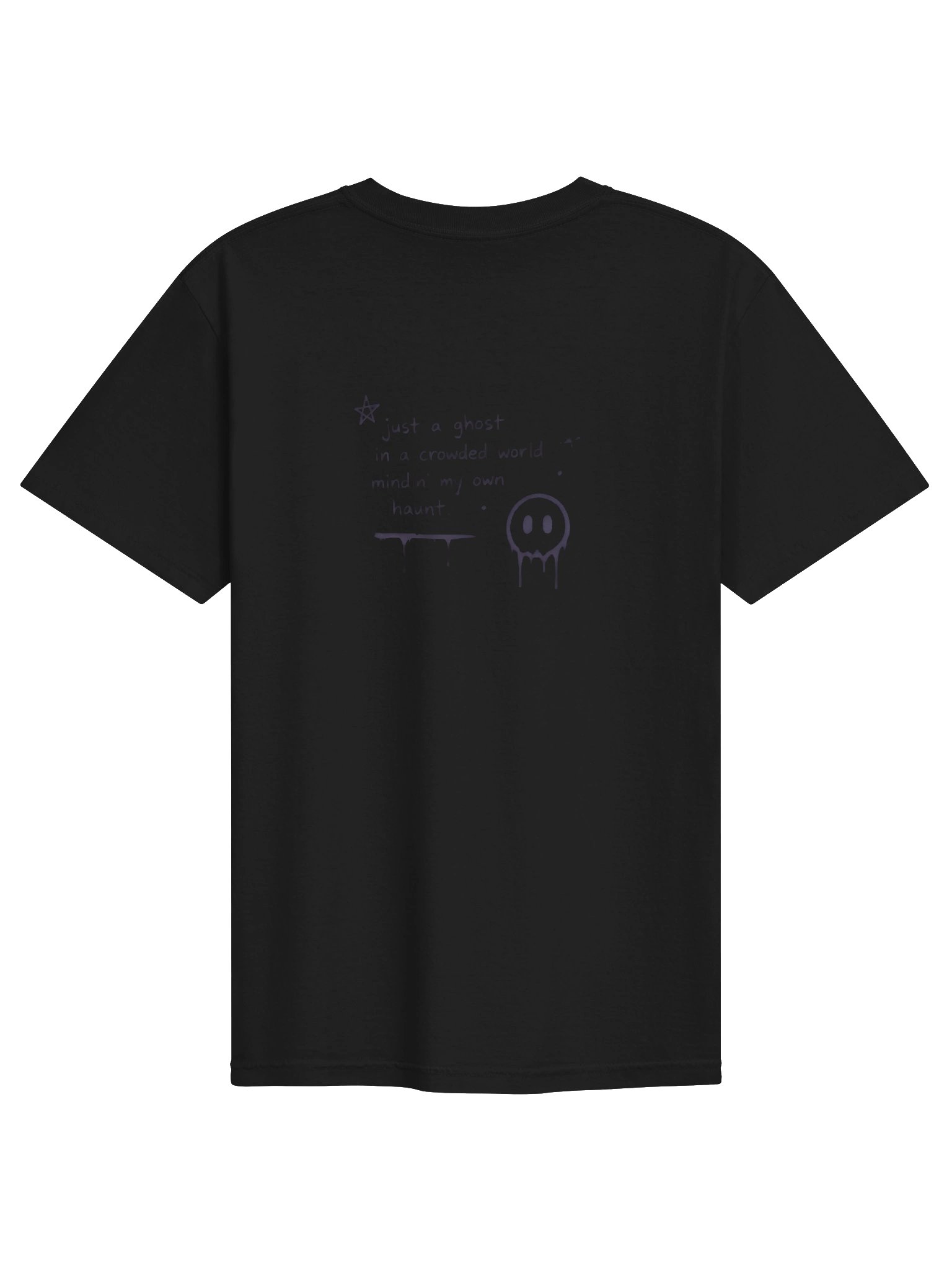 Purple Grunge Ghost Heavyweight Tee product image (2)