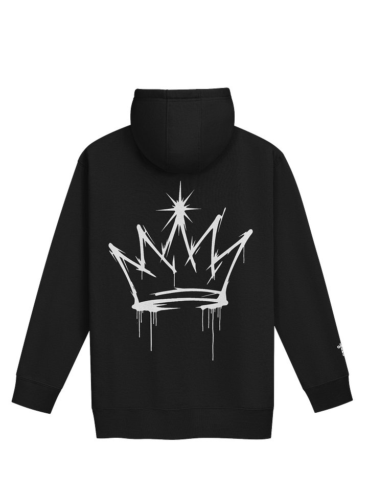 ONE KING Urban Crown Premium Soft Blend Hoodie with embroidered sleeve logo product image (1)