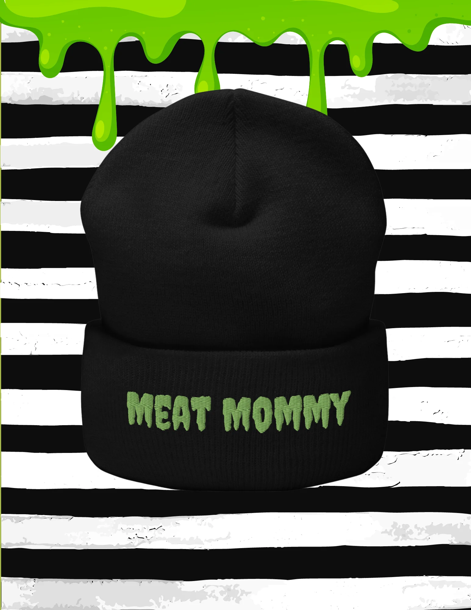 Meat Mommy Slime Cuffed Beanie product image (1)