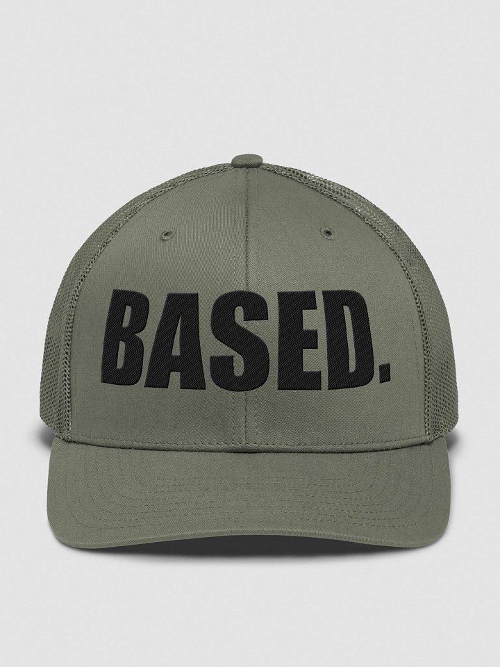 BASED. Trucker Hat (Black Font) product image (19)