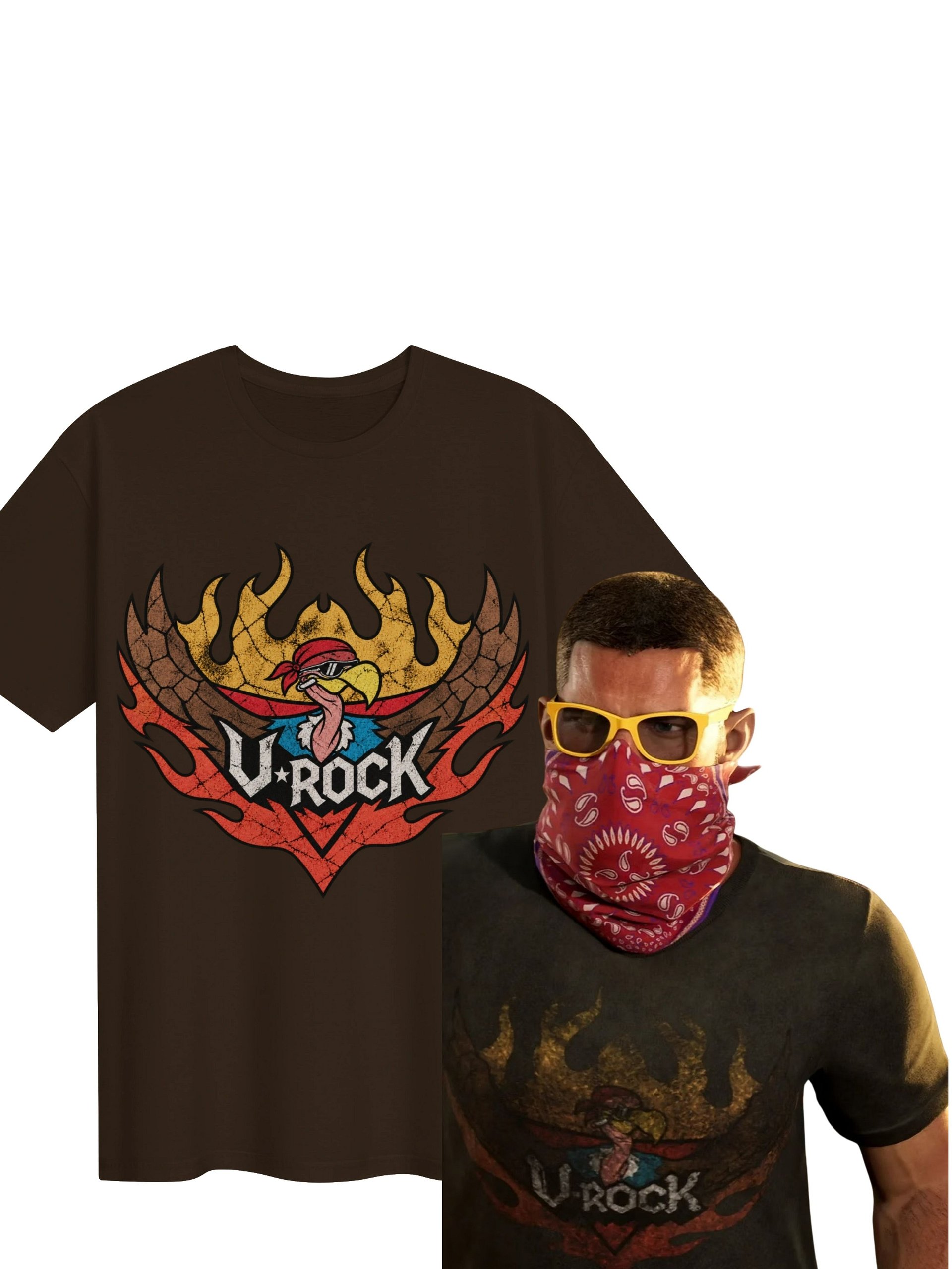 Jason Duval U-ROCK Unisex Tee – Grand Theft Auto VI Replica product image (1)