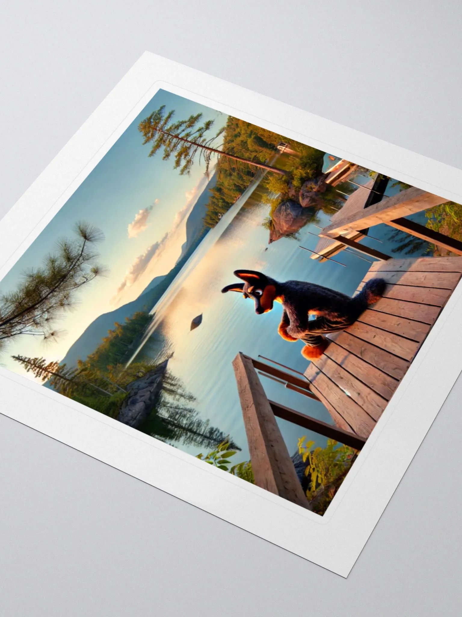 AI Generated Doberman Sticker product image (3)