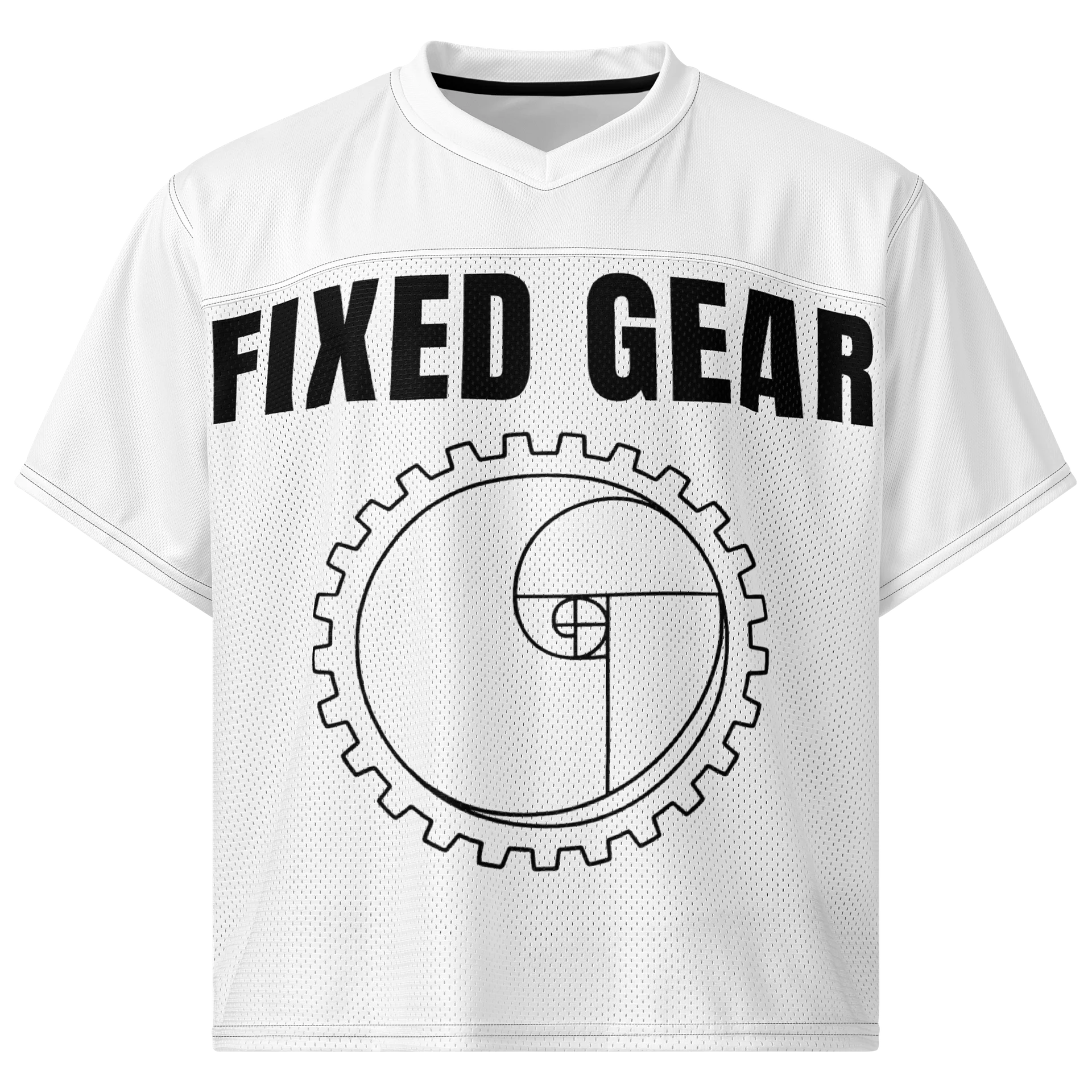 Fixed Gear Boxy Jersey - White product image (1)