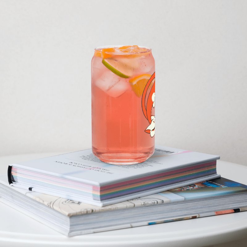Calming Orange Cat Can-Shaped Glass product image (12)