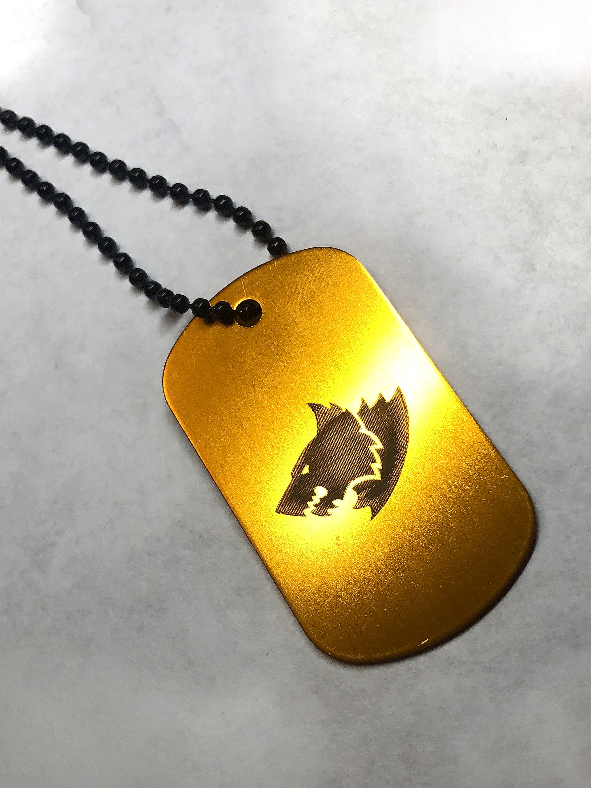 FENRIS - Engraved Dog Tag Pendant Necklace product image (1)