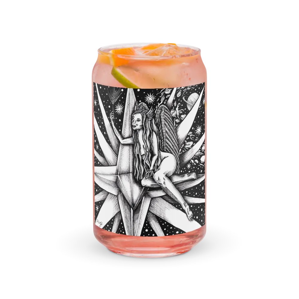 Virgo Zodiac Can-Shaped Glass product image (3)