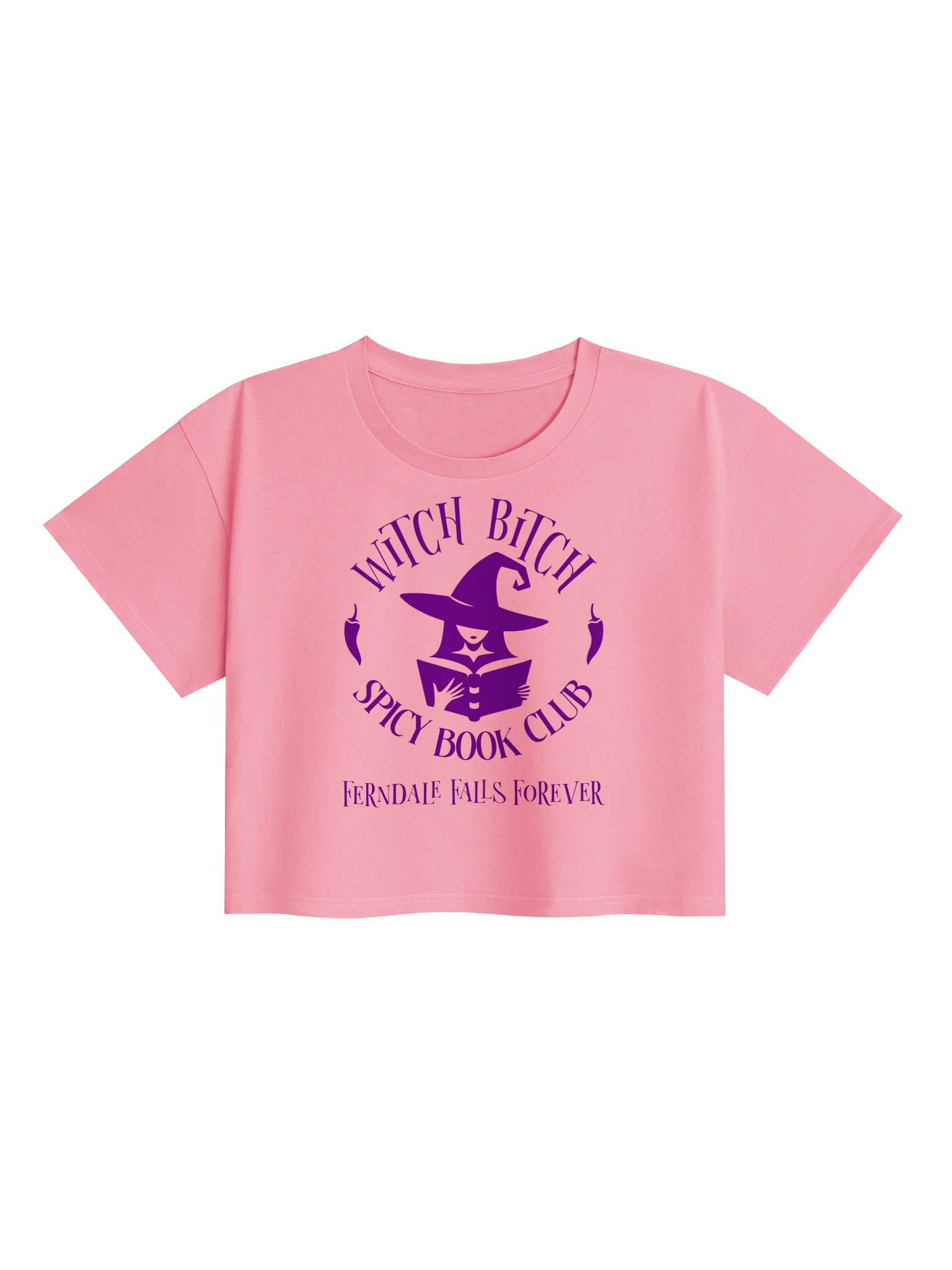 Witch Bitch Spicy Book Club Crop Top product image (1)