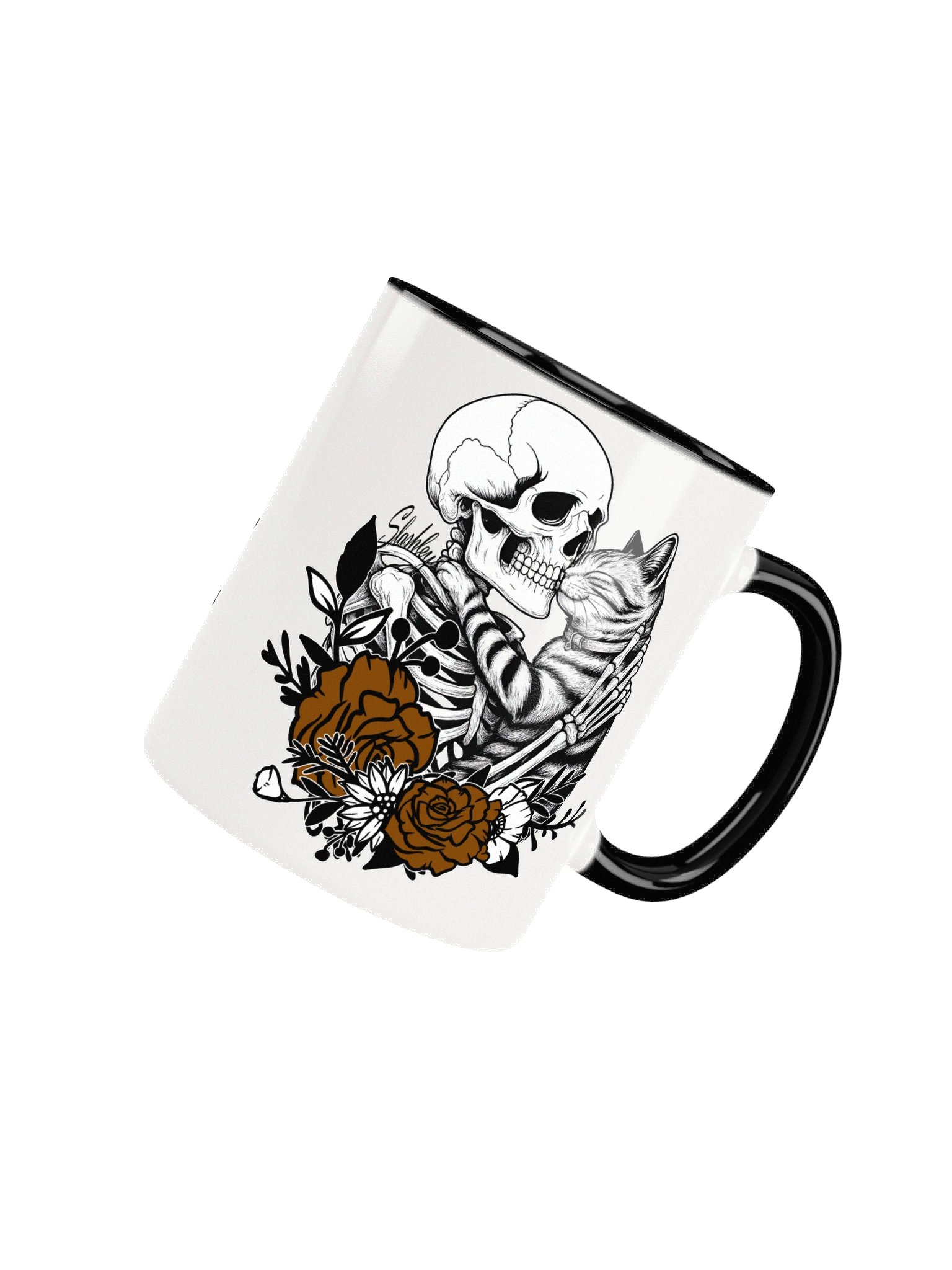 Cat and Skeleton mug product image (4)