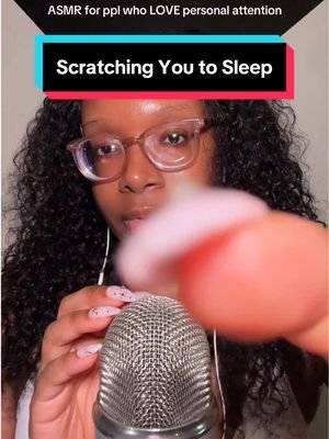 Scratching you to sleep 😴 close your eyes #personalattention #relaxingasmr #sleepaid #asmrfyp #mouthsounds 
