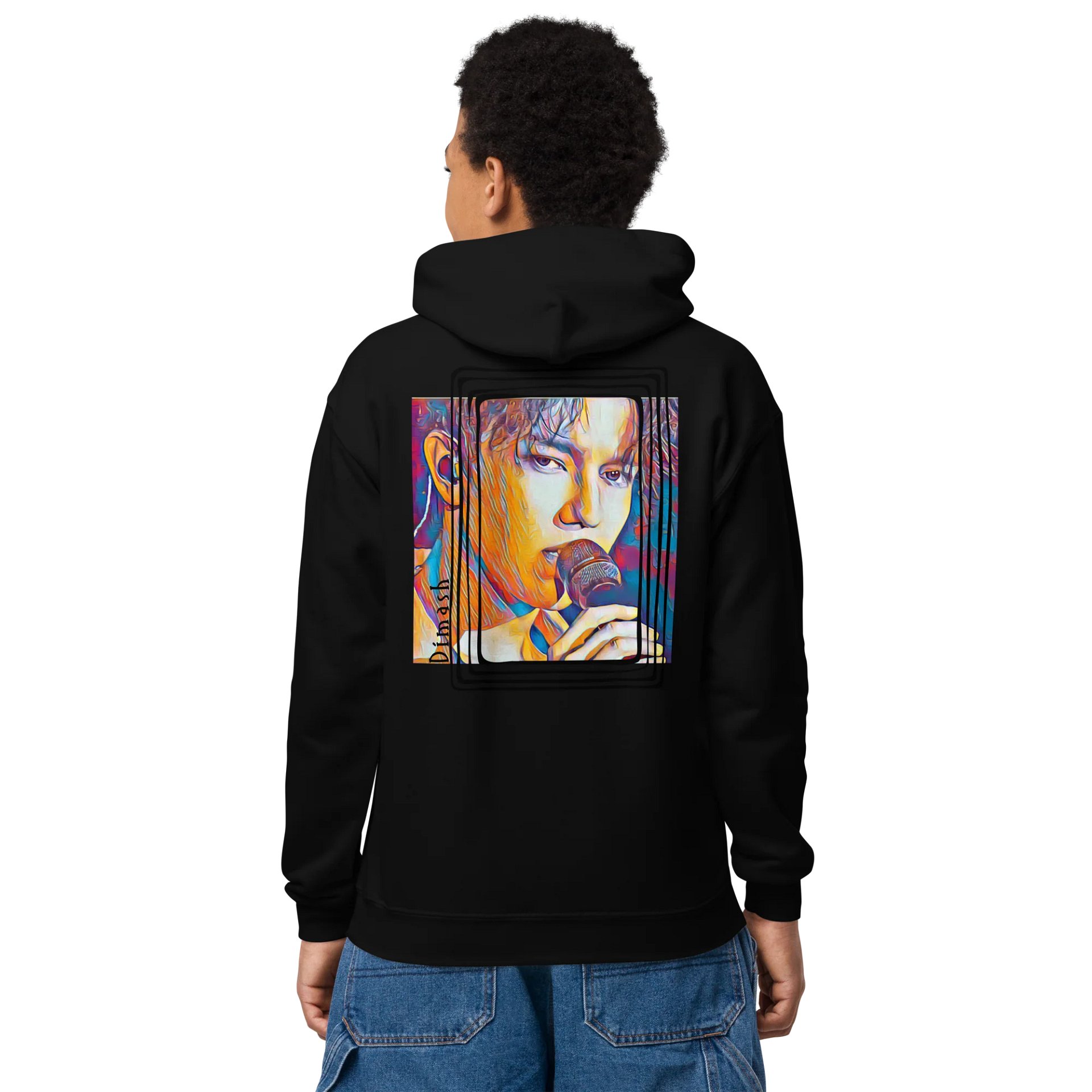 Singer From Kazakhstan Kids Gildan Unisex Hoodie product image (1)