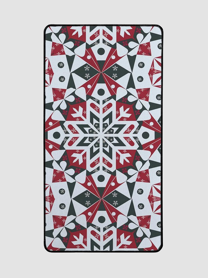 Snowflakes patterned Desk Mat product image (2)