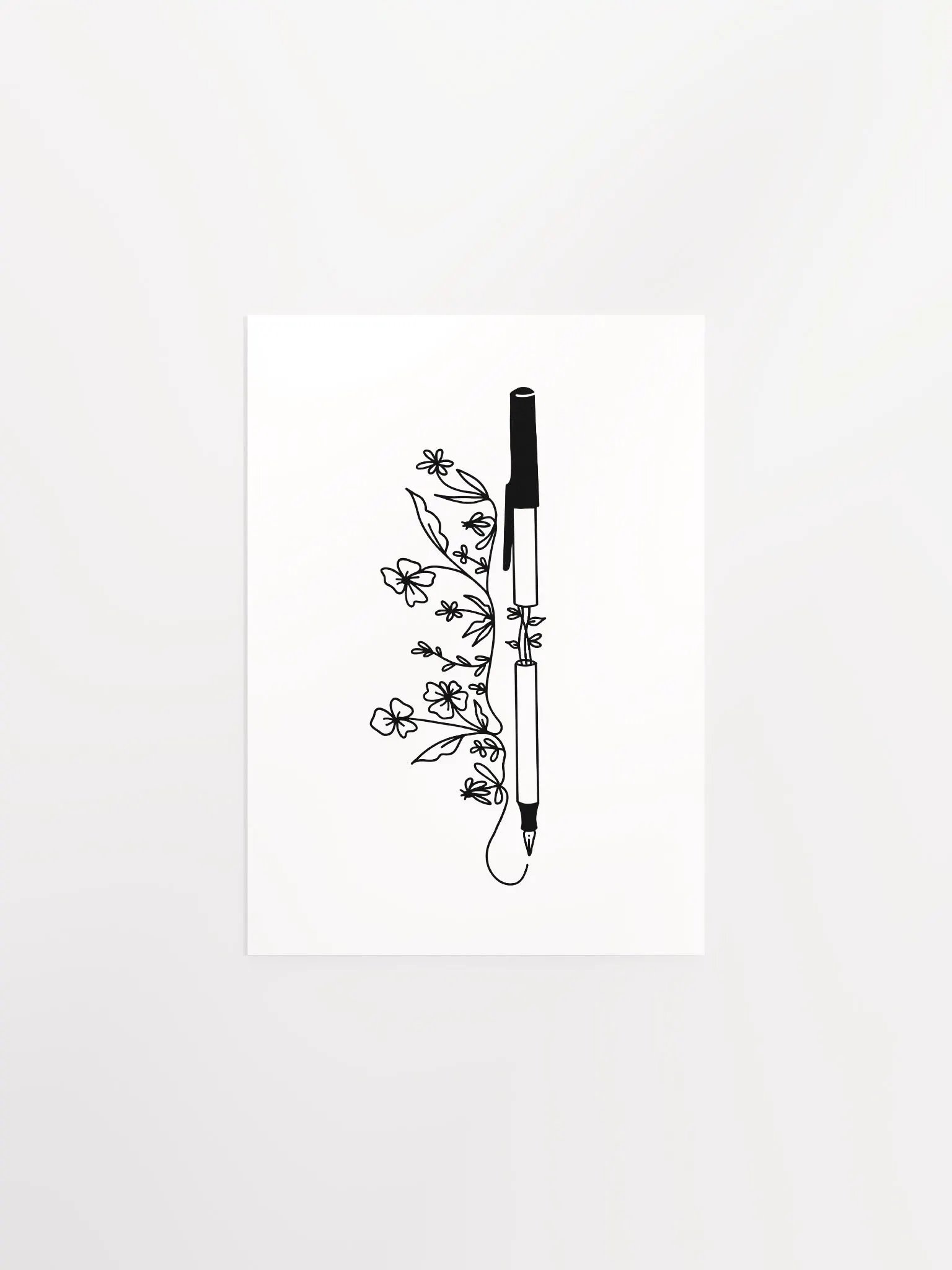 Free Writing Art Print product image (1)