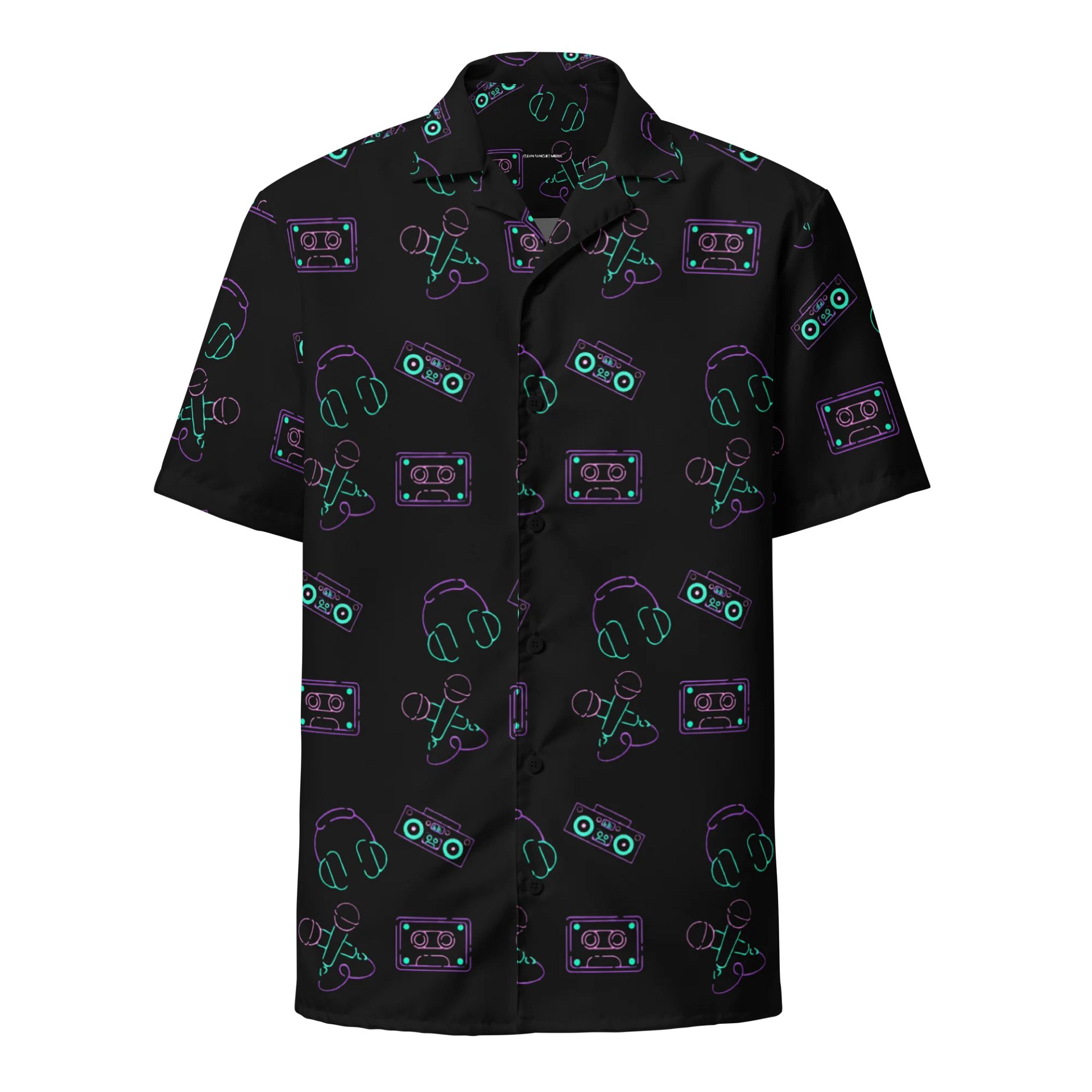 Neon Nostalgia Hawaiian Shirt product image (1)