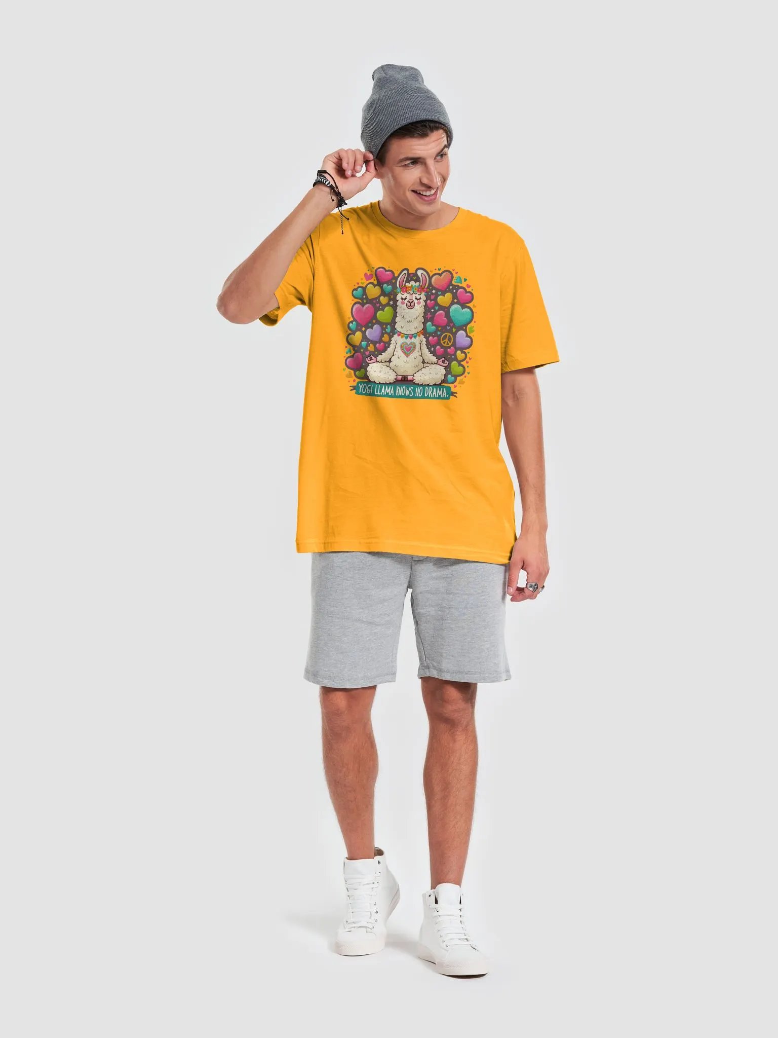 Yogi Llama Knows No Drama Tee product image (23)