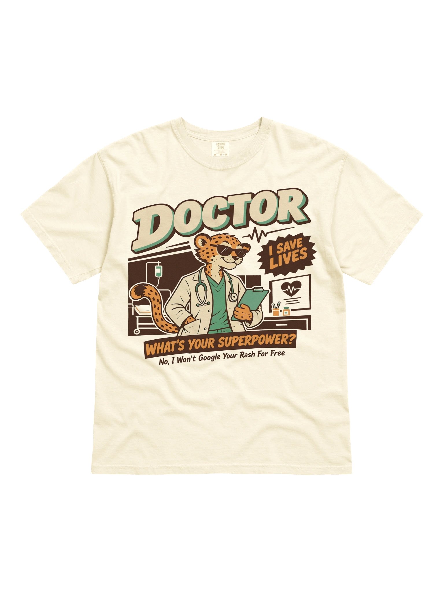 Doctor Superpower cheetah Tee product image (3)