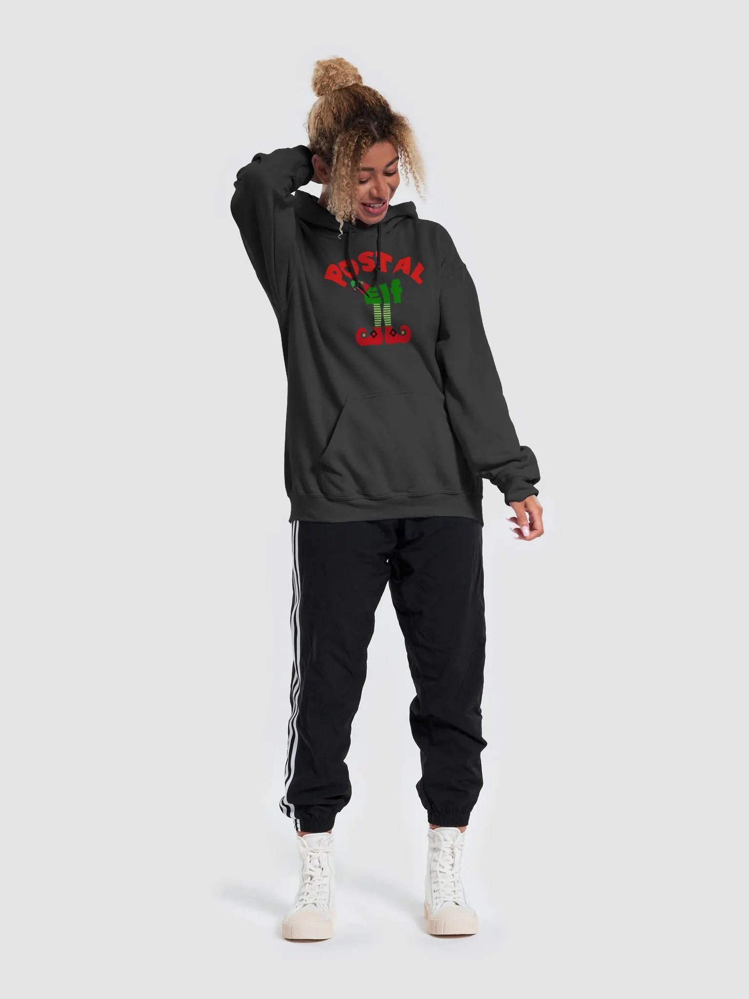 Postal Elf Postal Worker Unisex Hoodie product image (26)