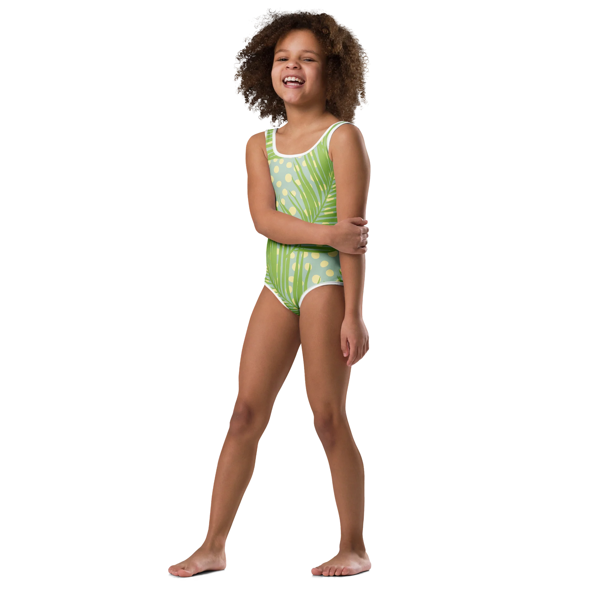 Tropical Palm Kids Swimsuit product image (5)
