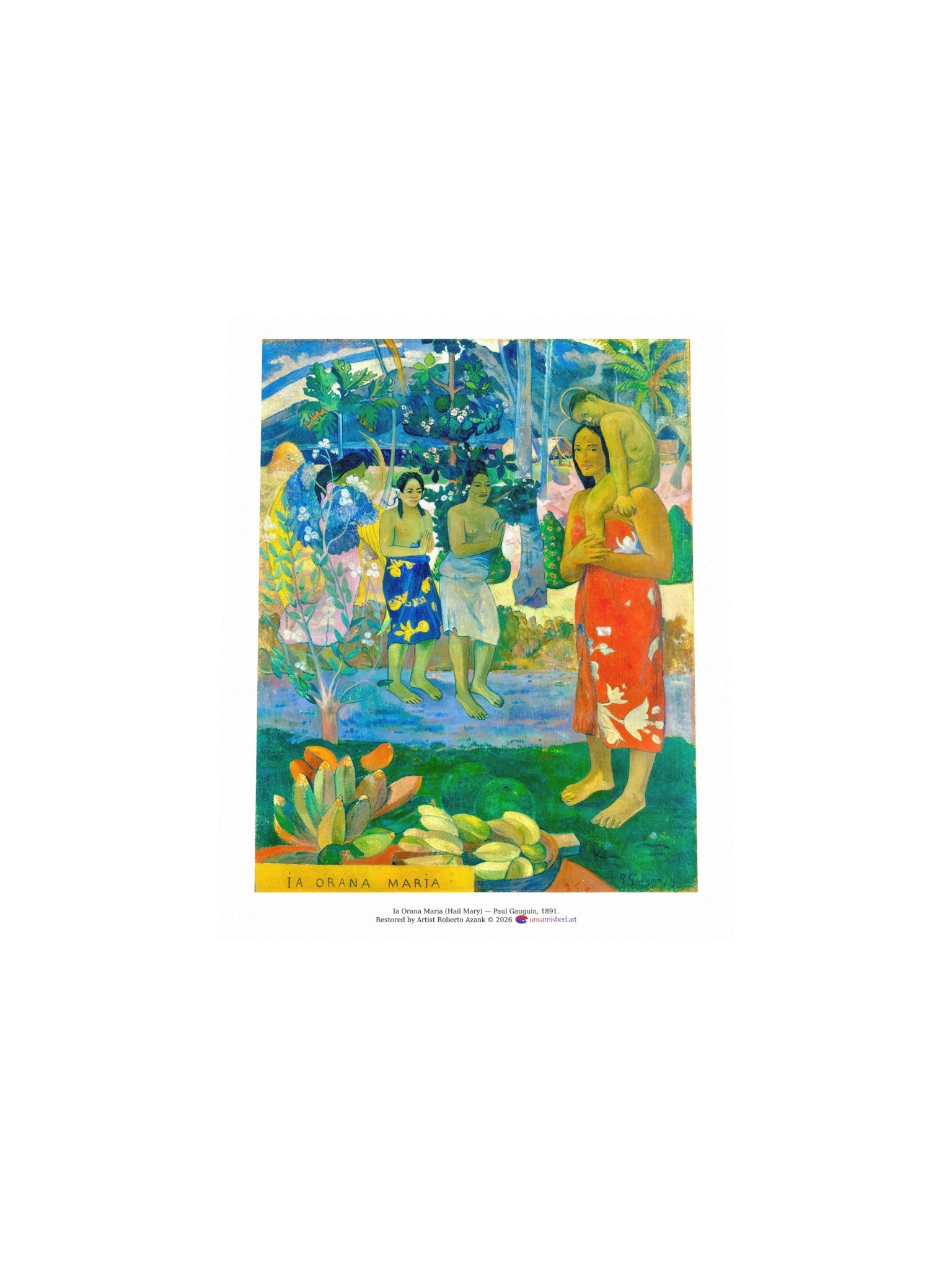Ia Orana Maria (Hail Mary) — Small Poster product image (4)