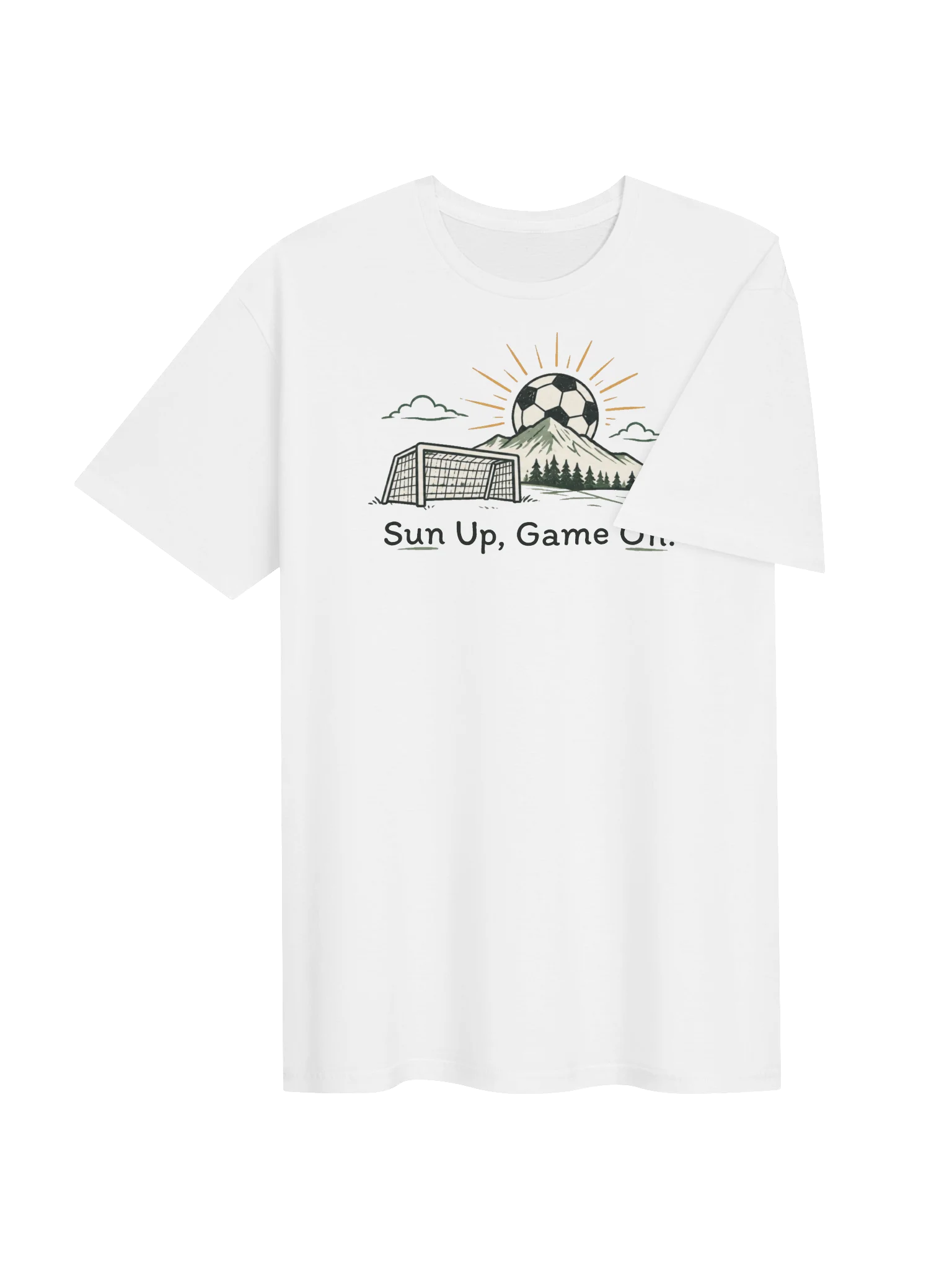 Sun Up, Game On Soccer Tee product image (4)