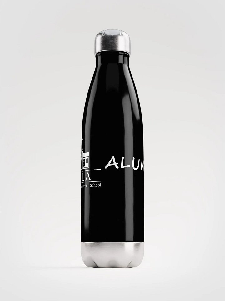 SELA Alumni Stainless Steel Water Bottle (black) product image (1)