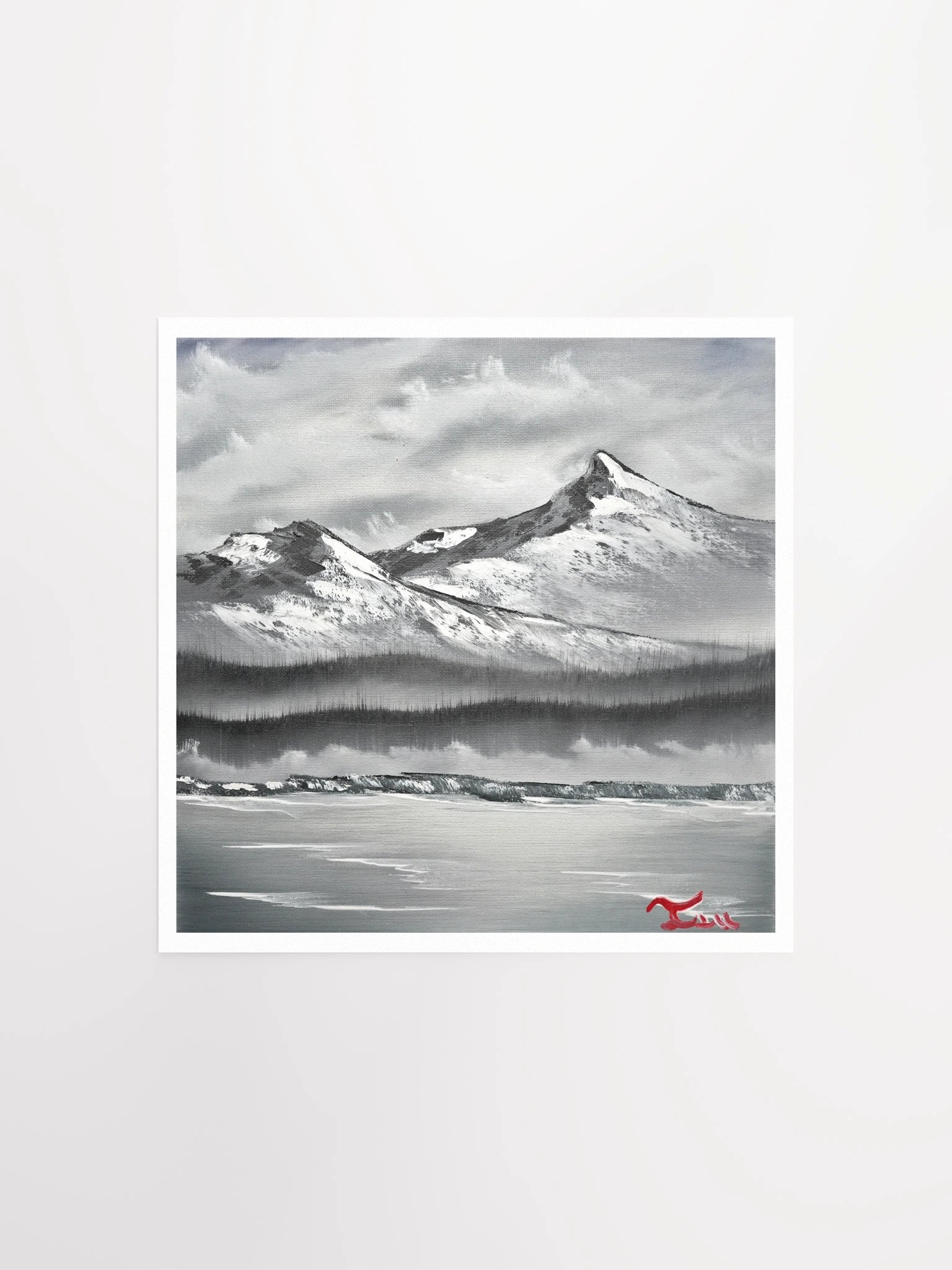 The Grey Mountains - Matte Poster Print product image (1)
