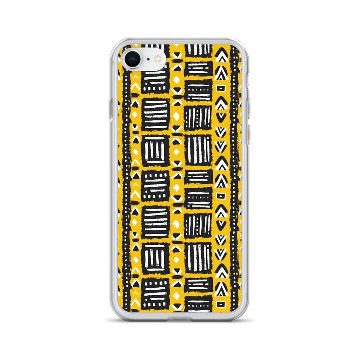 Tribal Vibes Clear iPhone® 7/8, 11, 12, 13, 14, 15, 16, 17, X/XS, SE, XR, Mini, Pro, Pro Max, Plus Cases. product image (1)