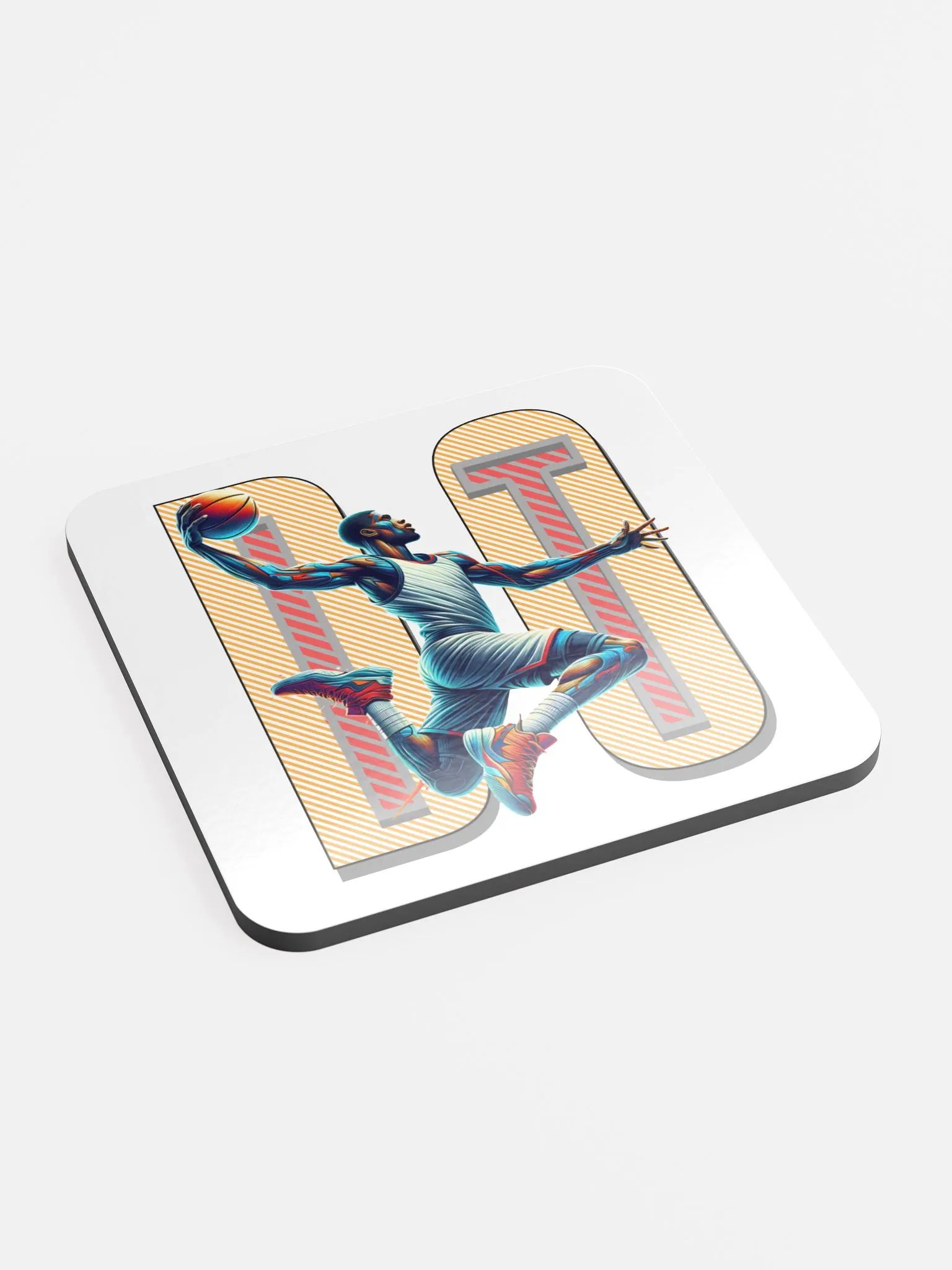 Do It Basketball Airborne Dunk Cork Coaster product image (3)