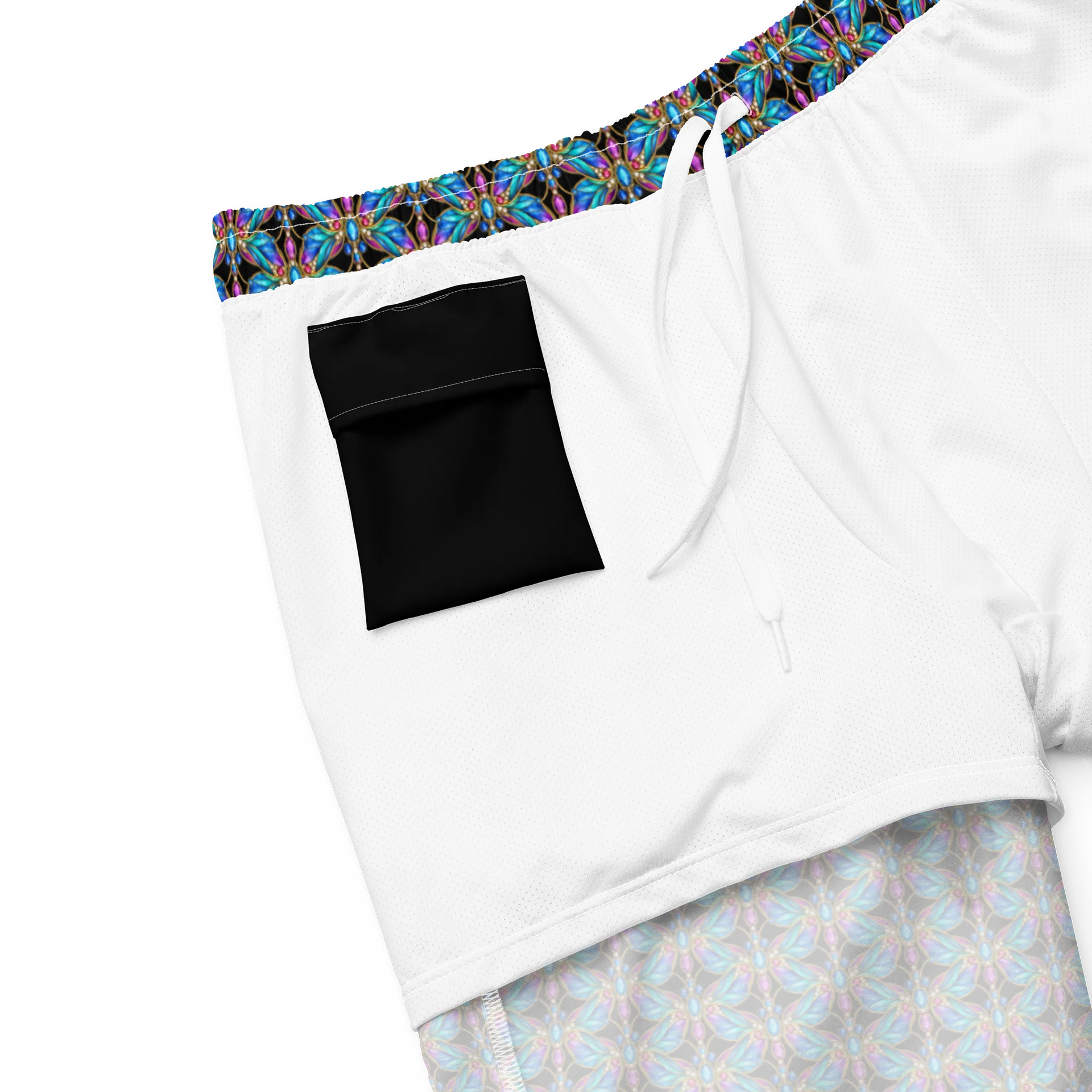 Dragonfly All-Over Print Swim Trunks product image (8)