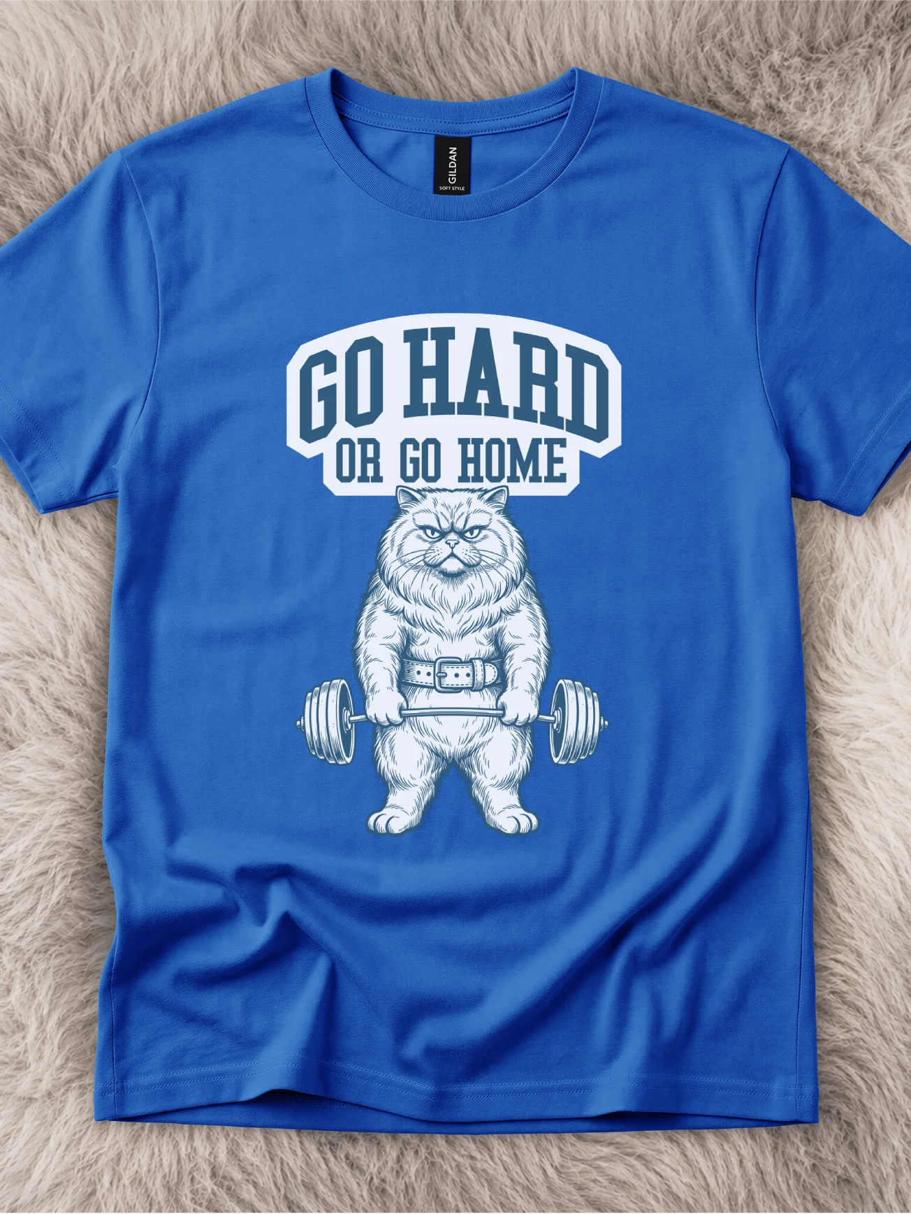 Go Hard or Go Home Persian Cat Shirt product image (1)