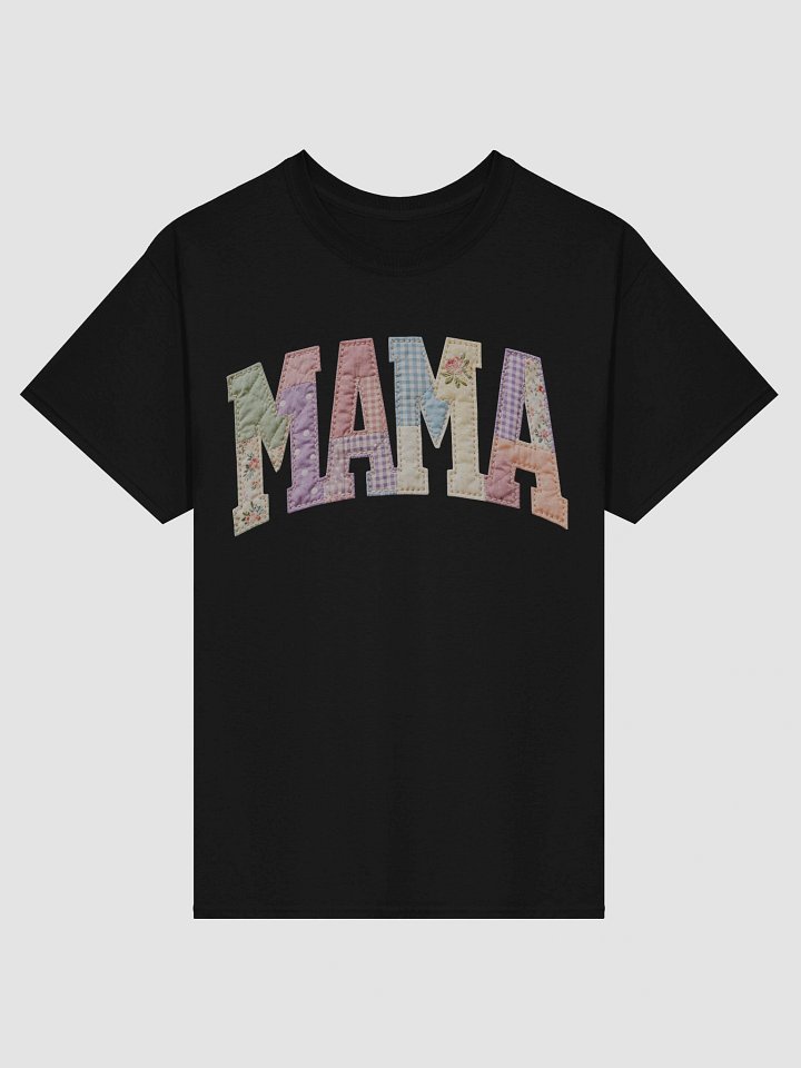 Mama Patchwork Quilt Shirt - Vintage Floral Mother's Day Comfort Colors Tee product image (2)