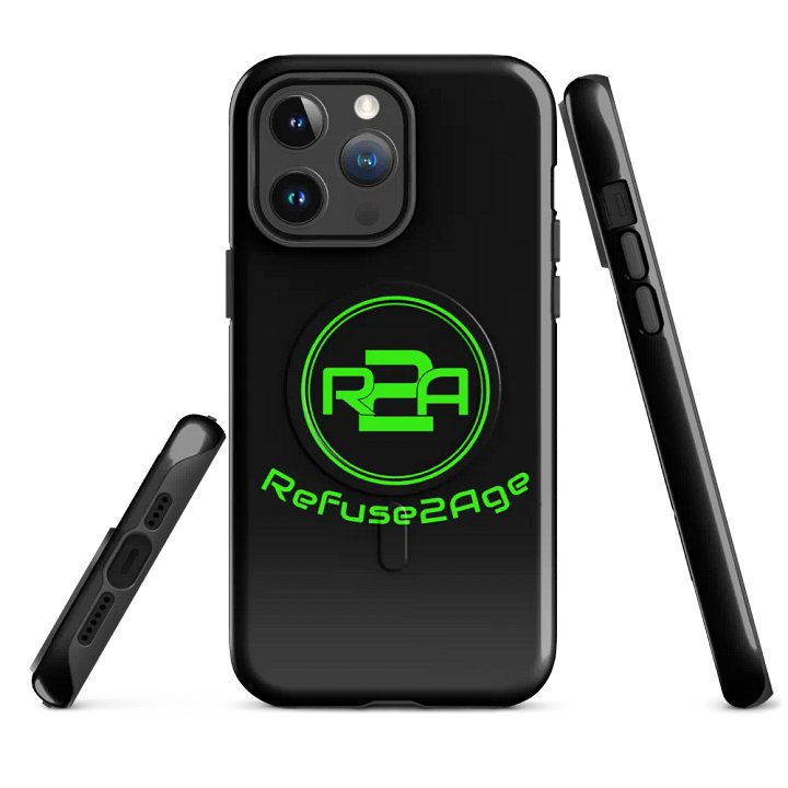 Refuse2Age Original Logo iPhone MagSafe Tough Case product image (1)