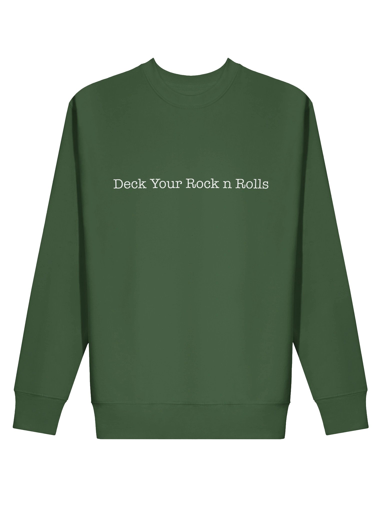 Deck Your Rock n Rolls - Sweat White Text product image (11)
