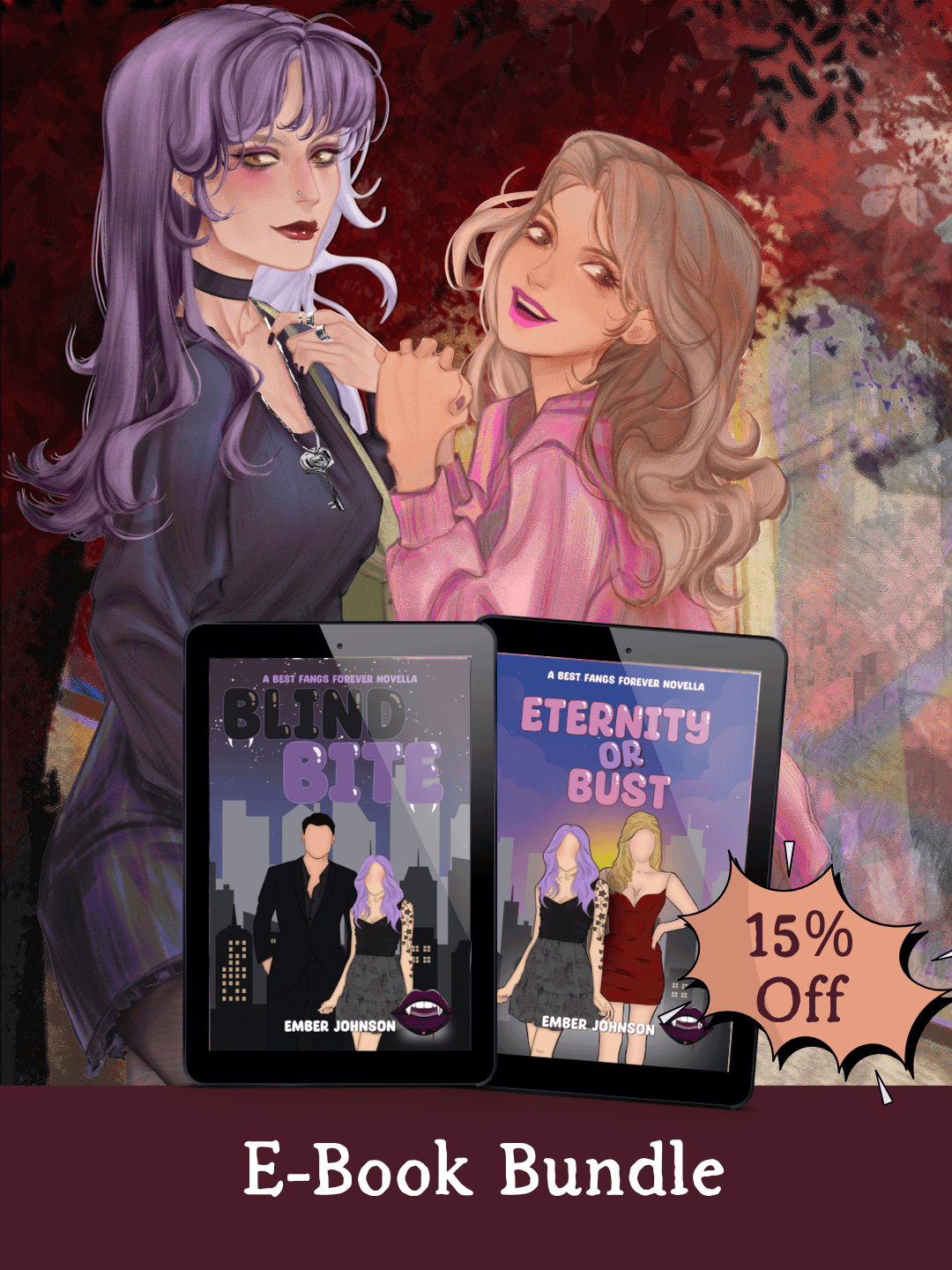 Blind Bite & Eternity or Bust E-Book Bundle | Ember Johnson