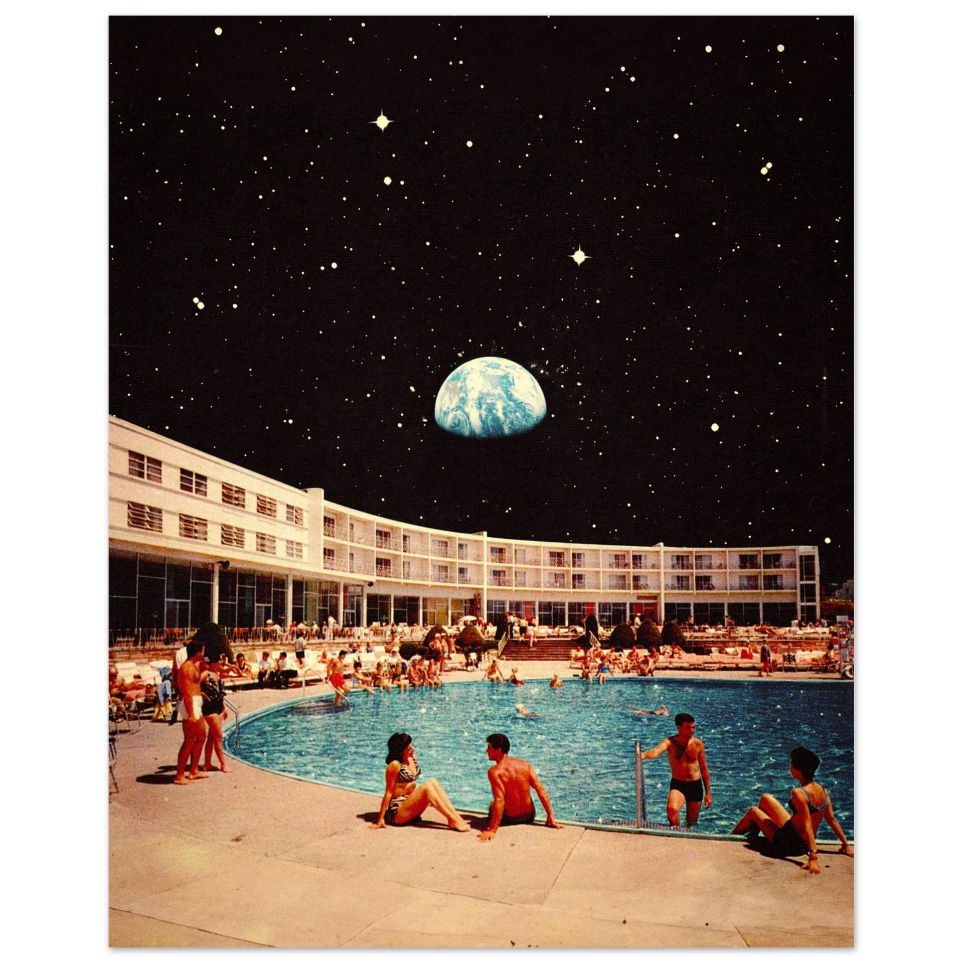 Lunar Pool Wall Art product image (1)