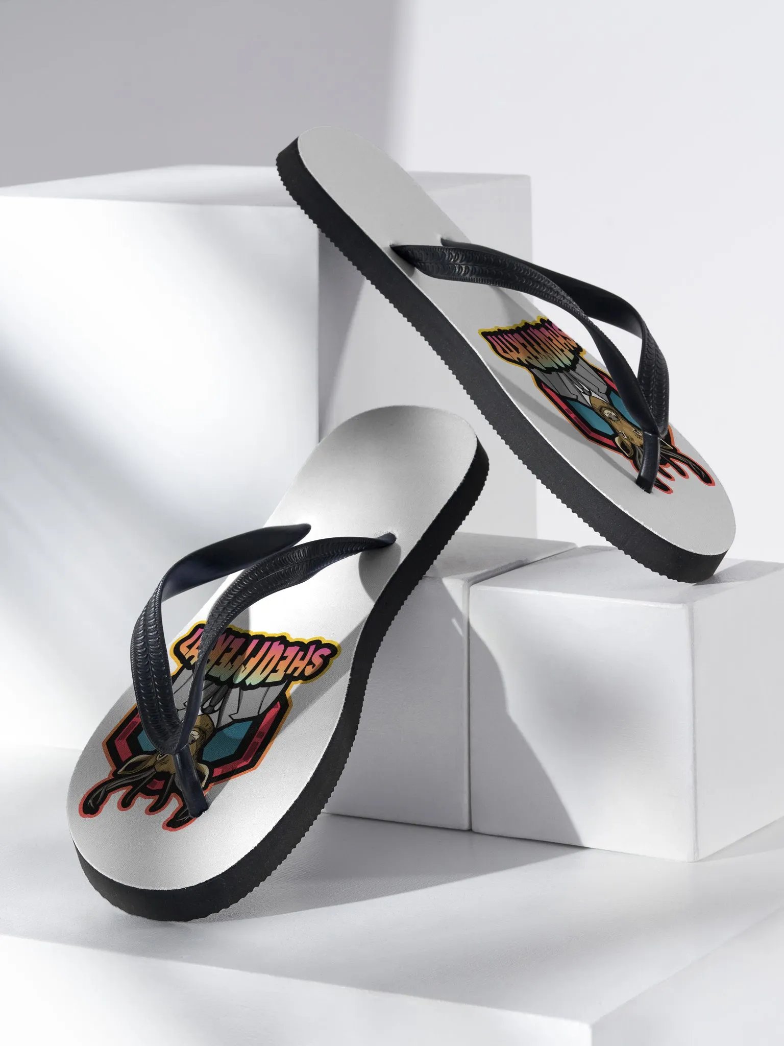 Deer-Inspired Suit & Tie Flip-Flops product image (2)