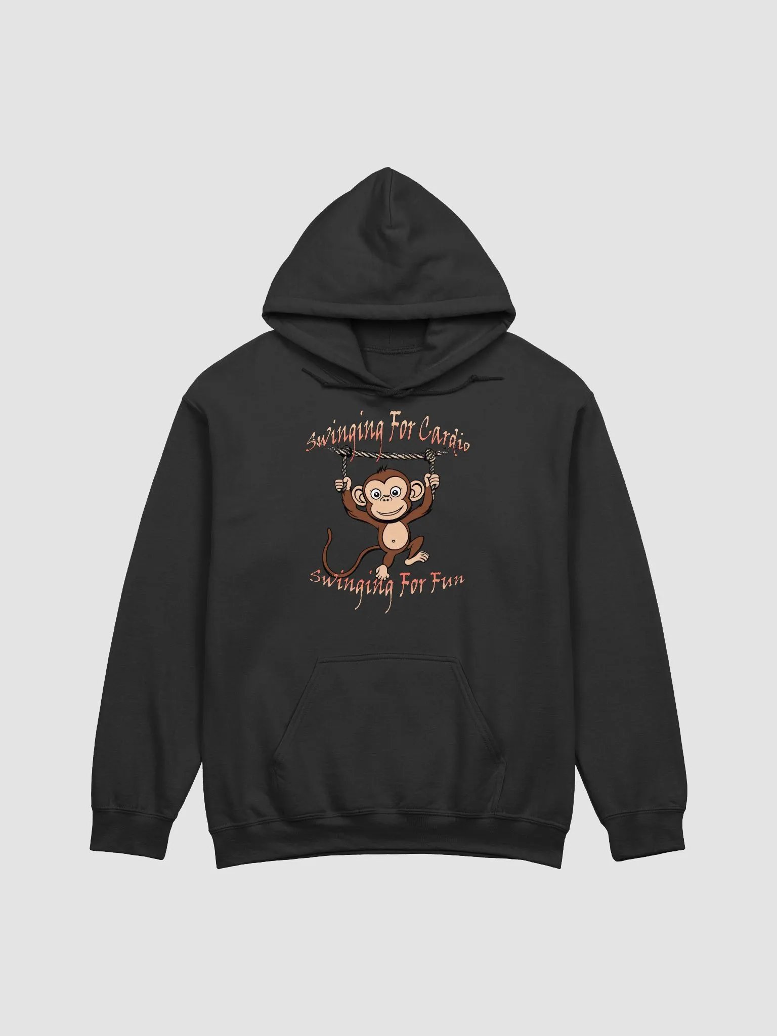 Swinging for cardio Swinging for fun Hoodie product image (10)