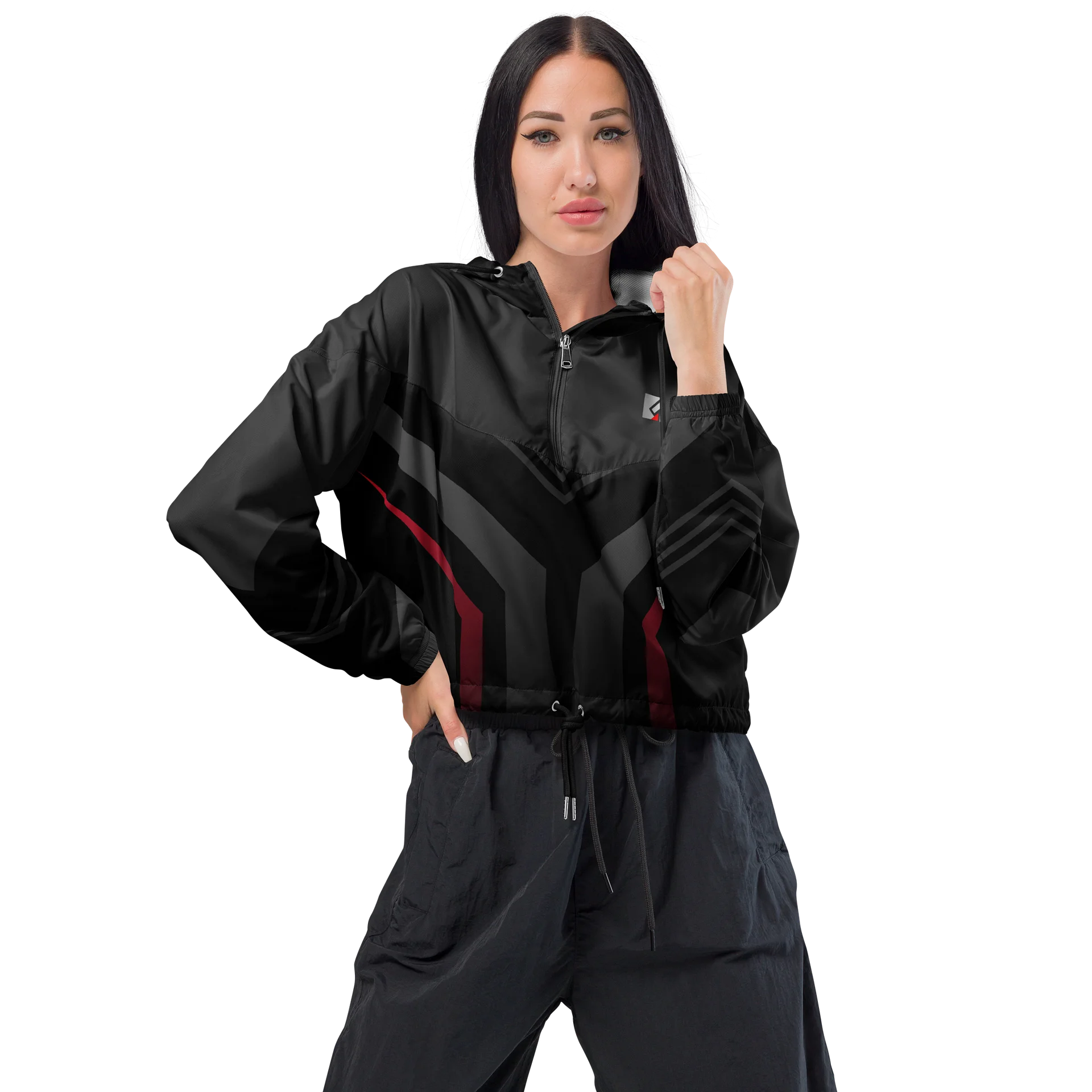 Women's Cropped Windbreaker - Bulvant - Lj46_Y-zLw8