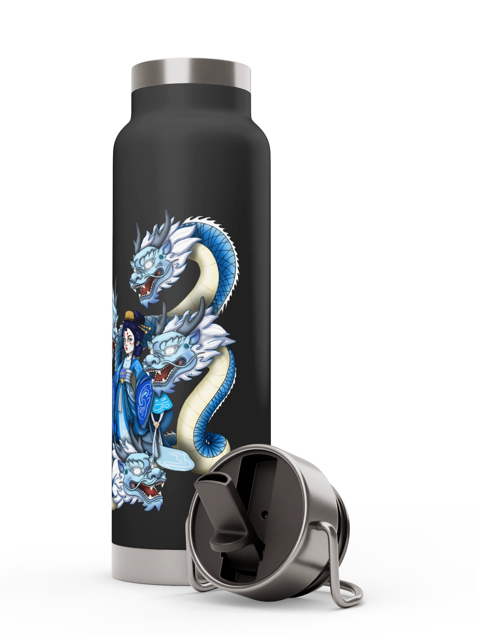Japanese Pantheon Scylla: Water Bottle (Staw Lid) - Goblin product image (9)