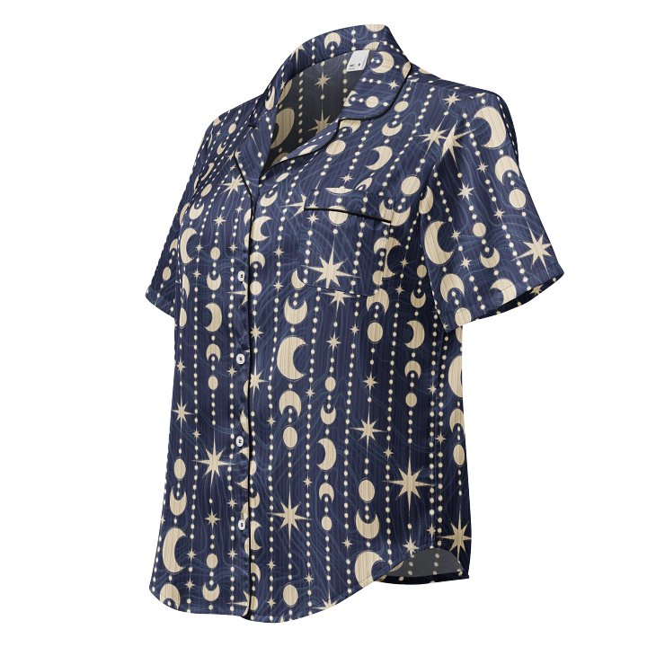 Celestial Dreams - Stars and Moons Women's Pajama Top product image (1)
