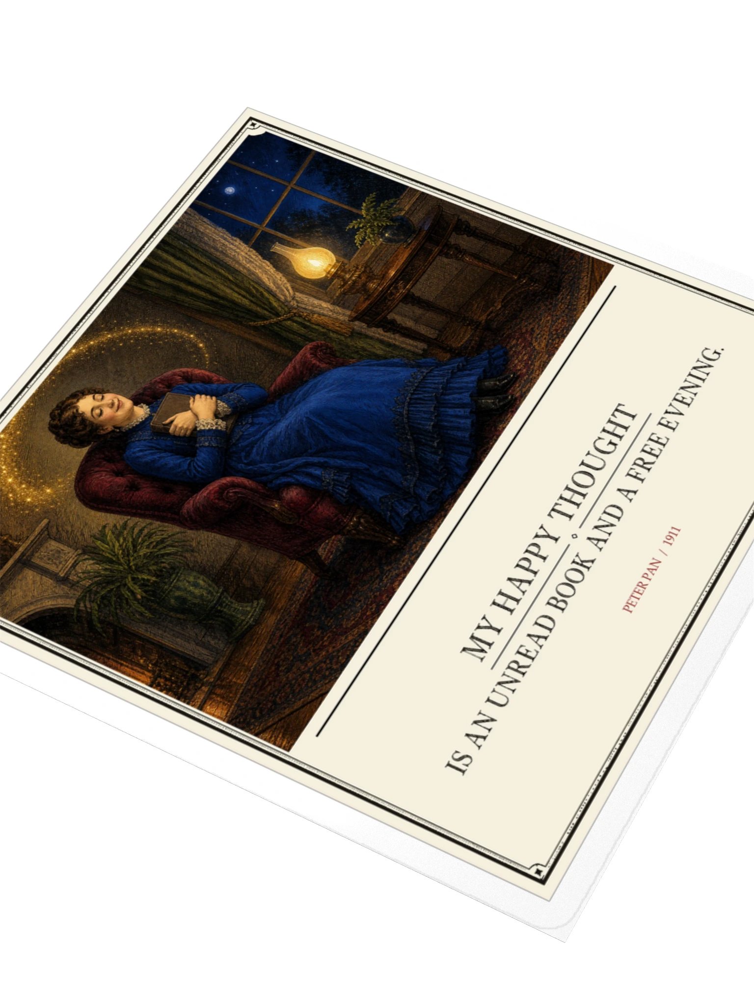 Happy Thought Unread Book Free Evening -- Peter Pan Sticker product image (3)