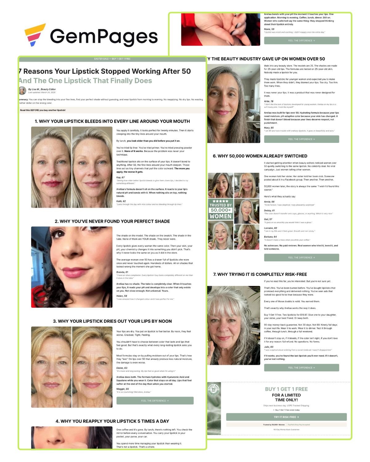 7 Reasons Listicle Page | GemPages Template product image (1)